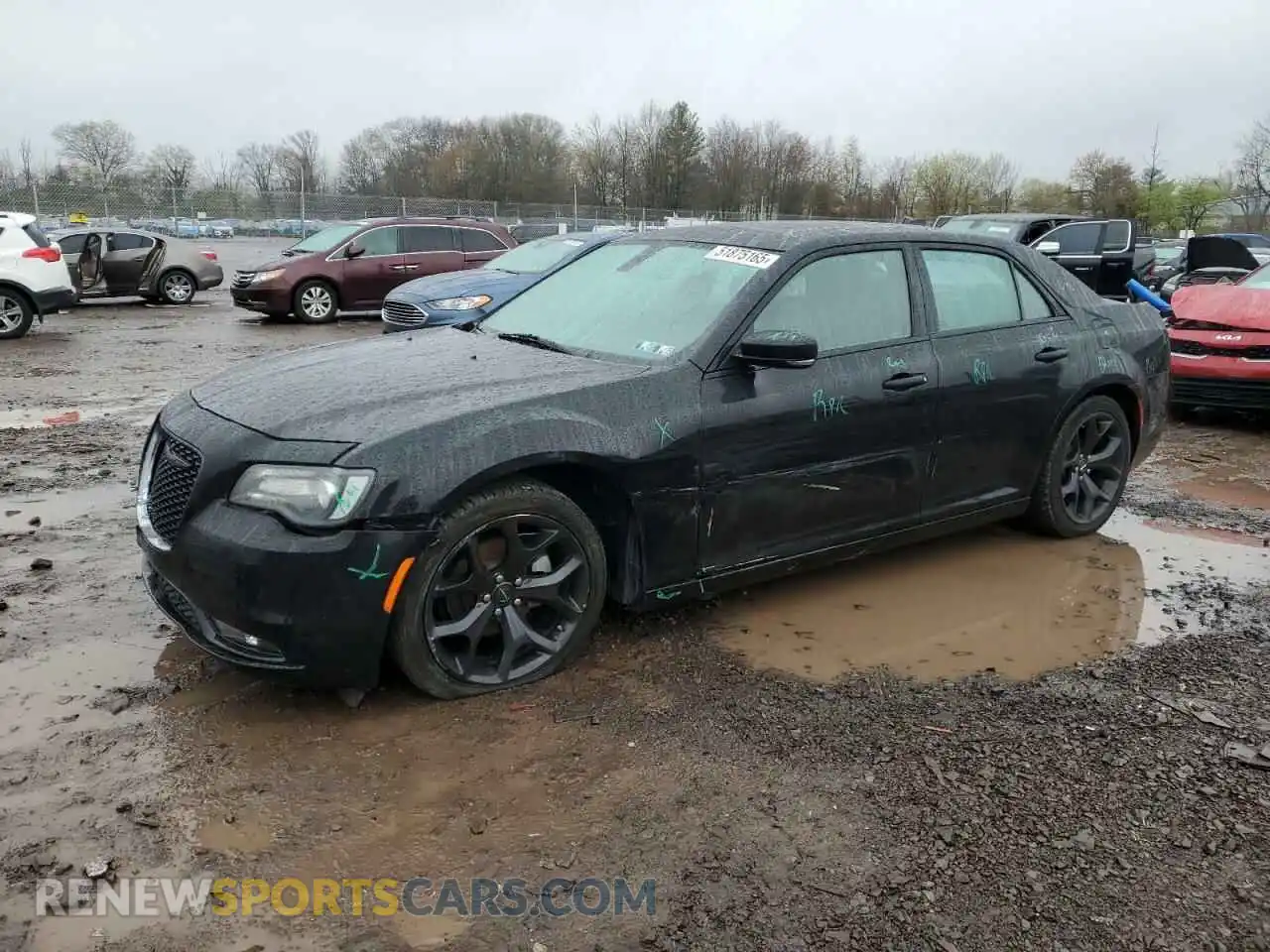1 Photograph of a damaged car 2C3CCABG9NH135232 CHRYSLER 300 2022