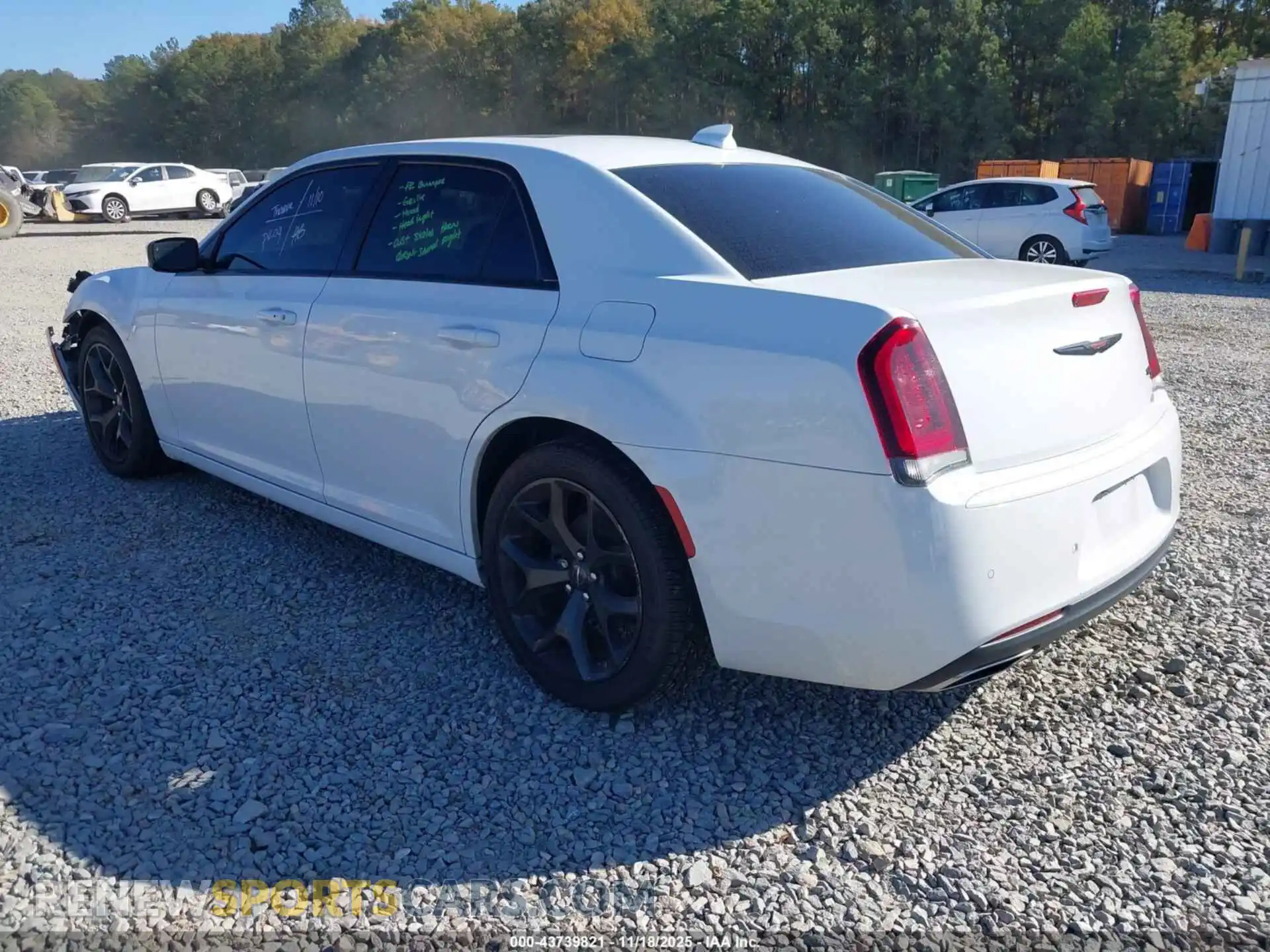 3 fotografías del automóvil dañado 2C3CCABGXNH256433 CHRYSLER 300 2022