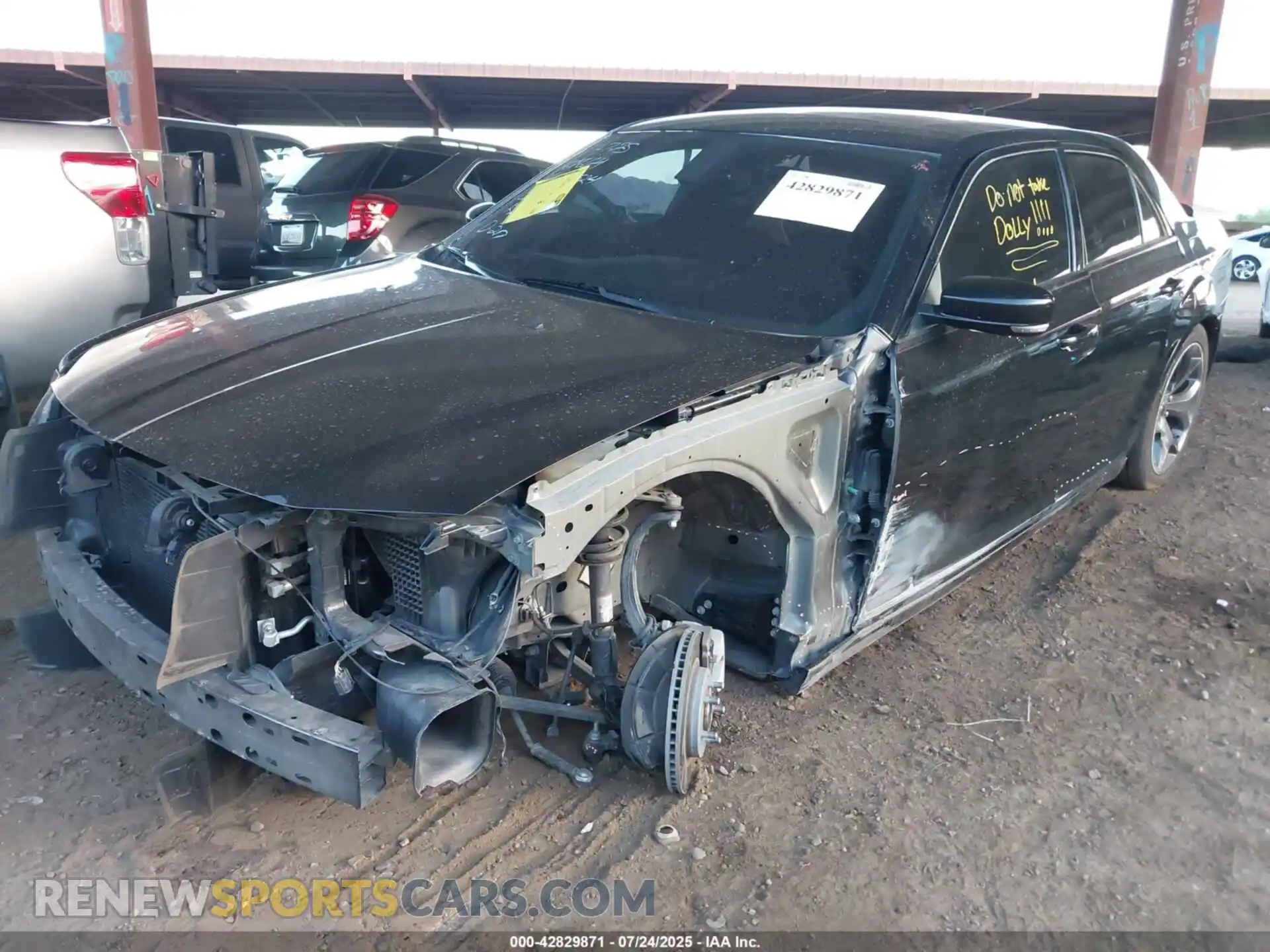 2 Photograph of a damaged car 2C3CCABG1PH537524 CHRYSLER 300 2023