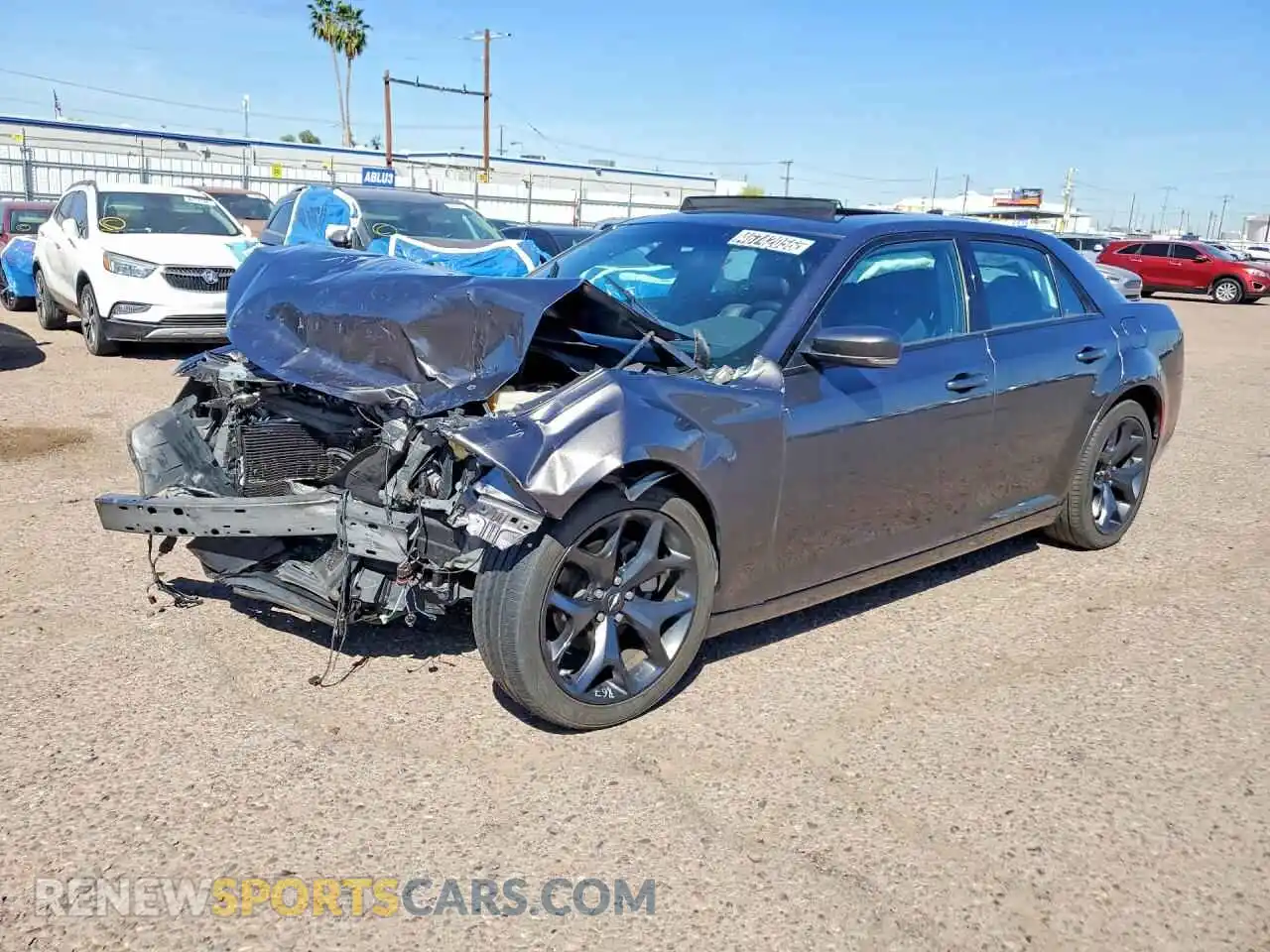 1 Photograph of a damaged car 2C3CCABG5PH640980 CHRYSLER 300 2023