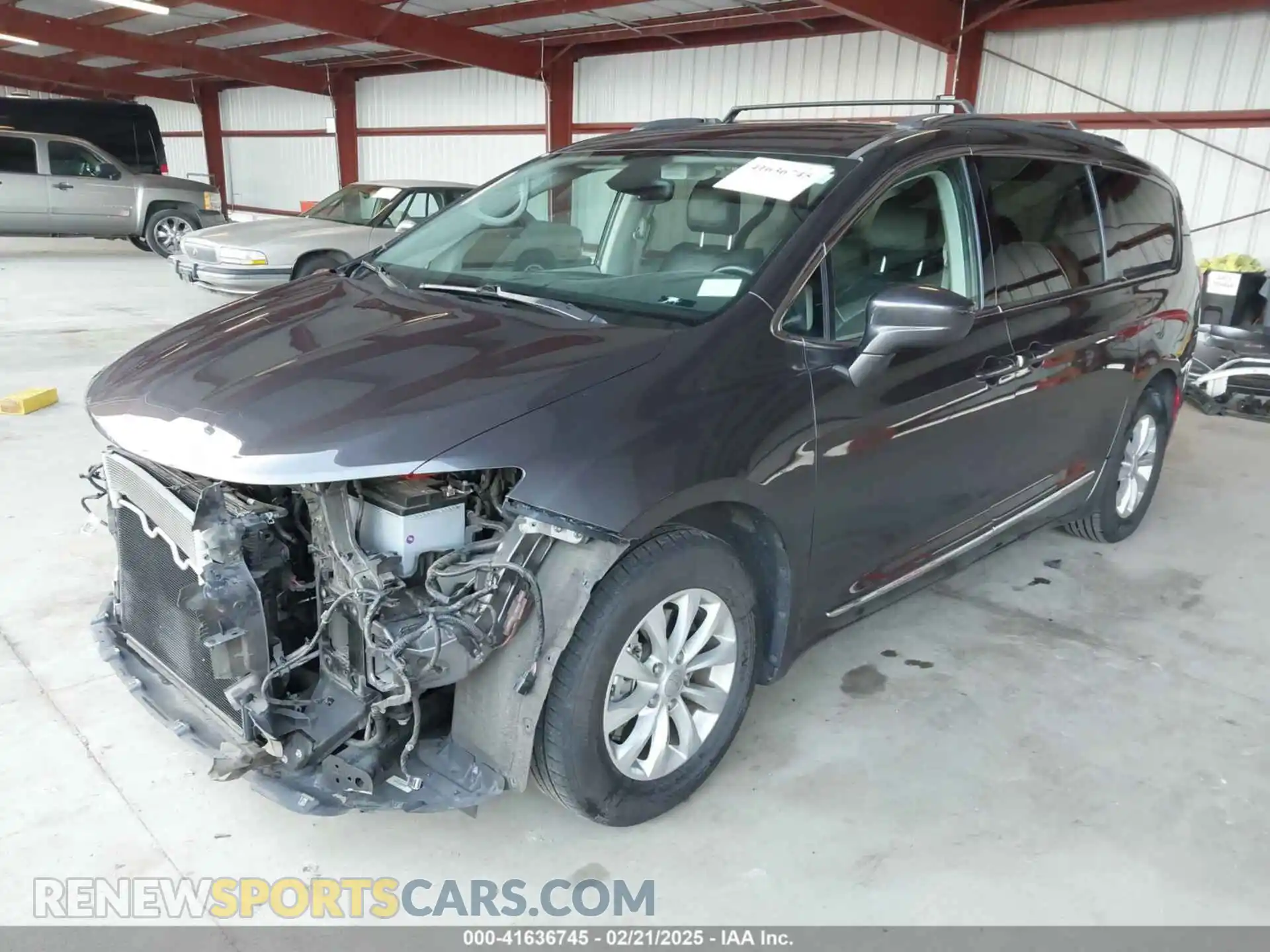 2 Photograph of a damaged car 2C4RC1BG7KR657272 CHRYSLER PACIFICA 2019