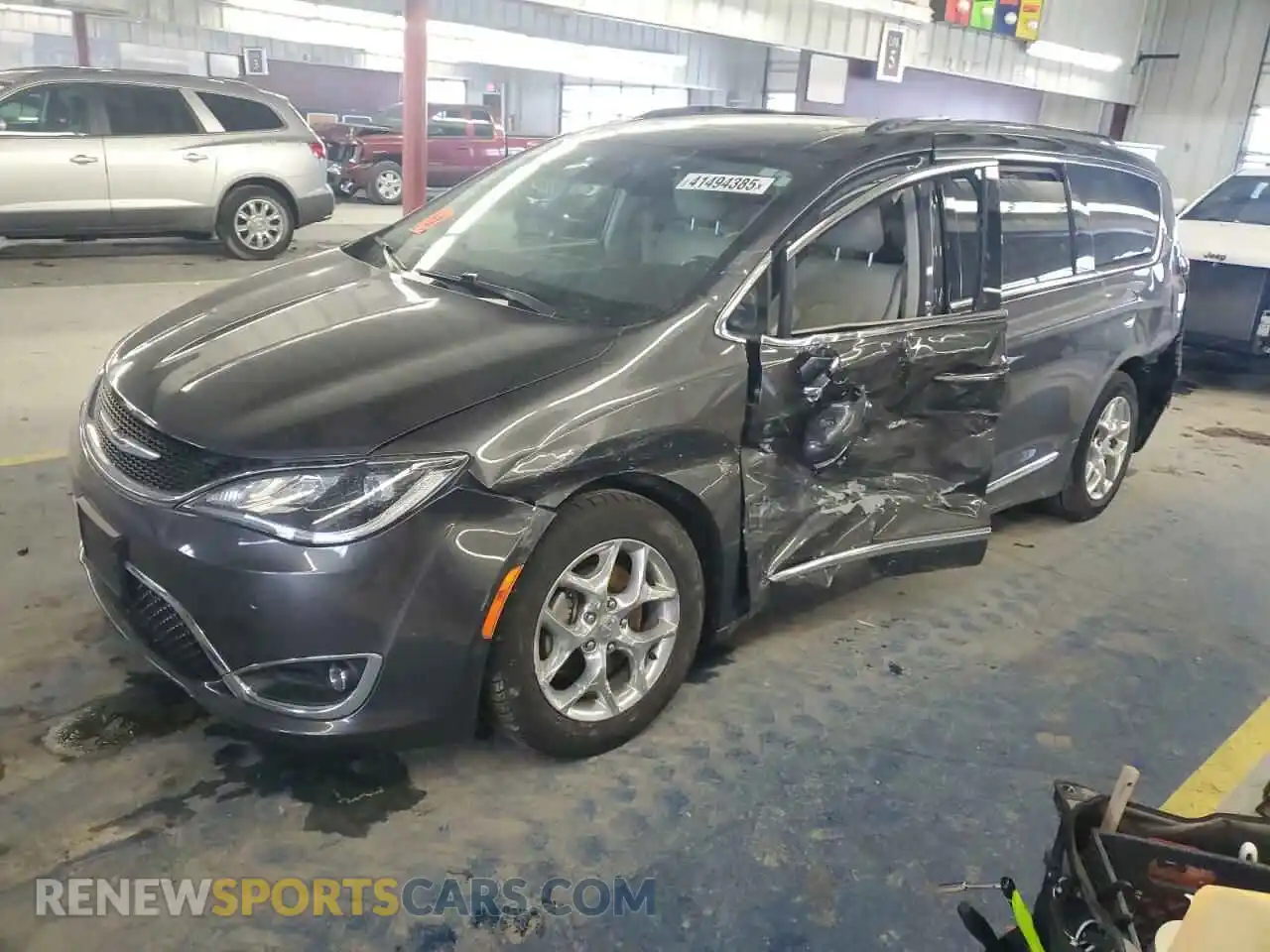 1 Photograph of a damaged car 2C4RC1GG2KR541146 CHRYSLER PACIFICA 2019