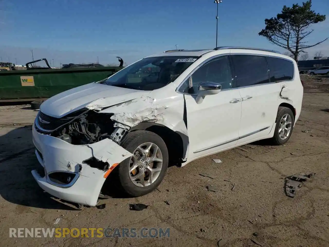 1 Photograph of a damaged car 2C4RC1GGXKR644945 CHRYSLER PACIFICA 2019
