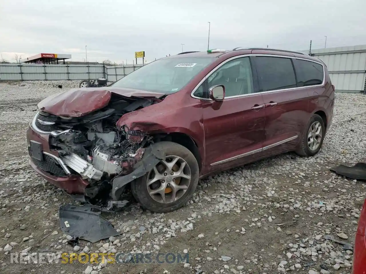 1 Фотография поврежденного автомобиля 2C4RC1GG7LR143660 CHRYSLER PACIFICA 2020