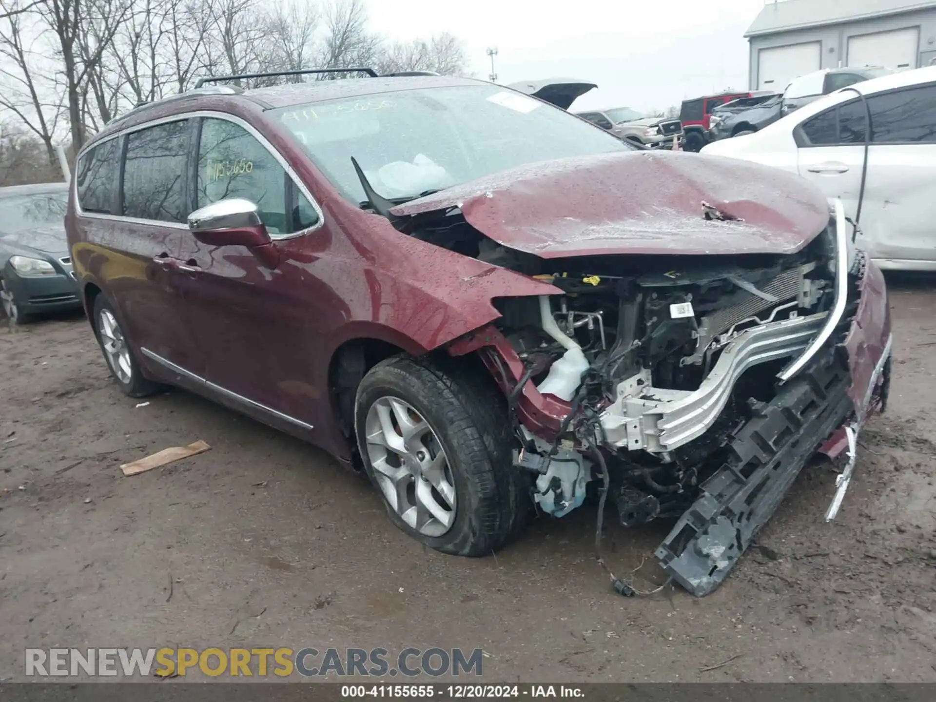 1 Photograph of a damaged car 2C4RC1GG8LR272023 CHRYSLER PACIFICA 2020