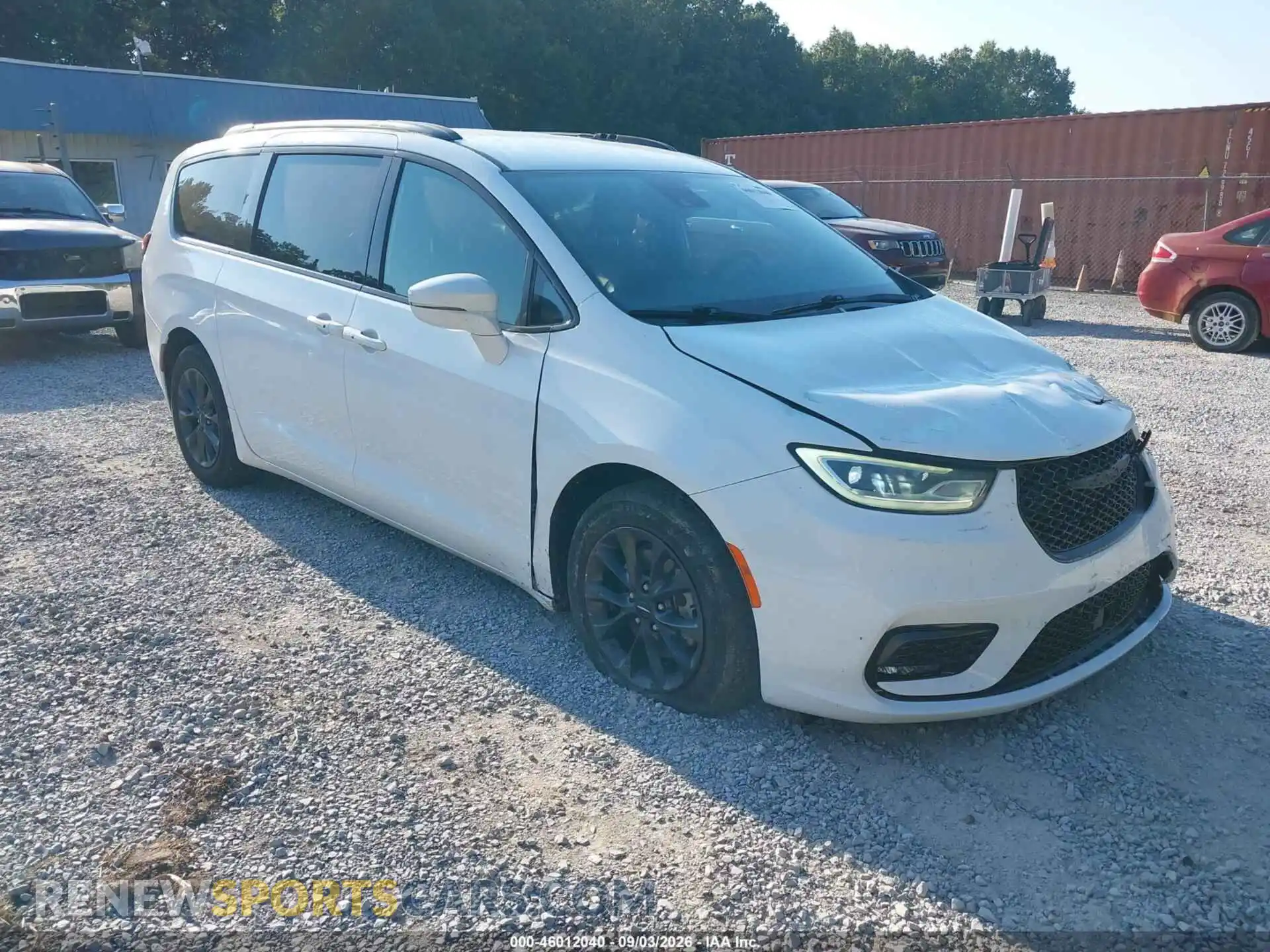 1 Фотография поврежденного автомобиля 2C4RC1BG0MR607512 CHRYSLER PACIFICA 2021