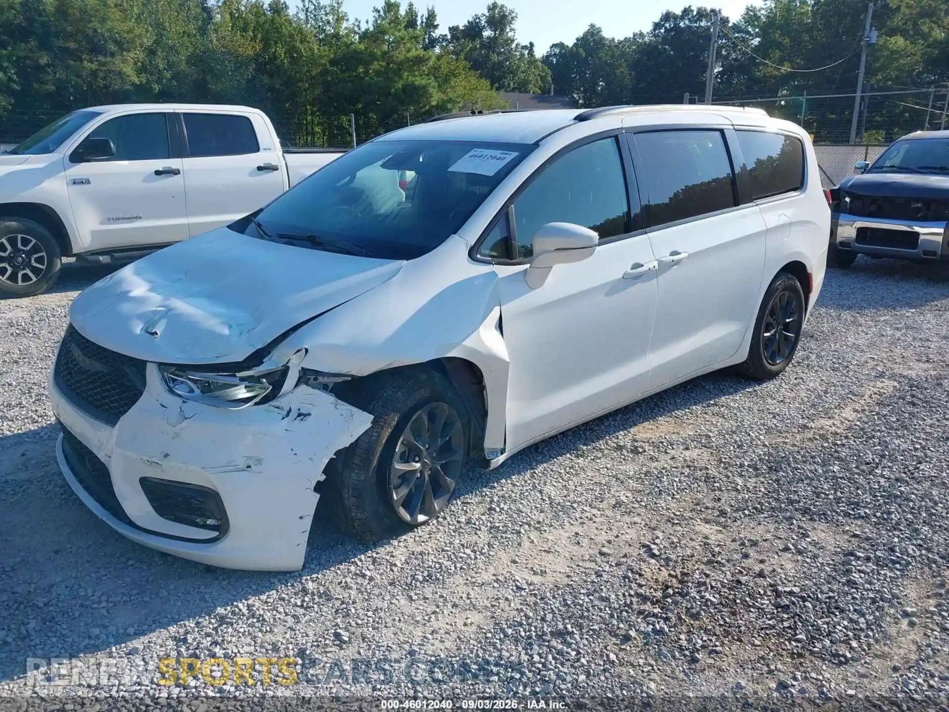 2 Фотография поврежденного автомобиля 2C4RC1BG0MR607512 CHRYSLER PACIFICA 2021