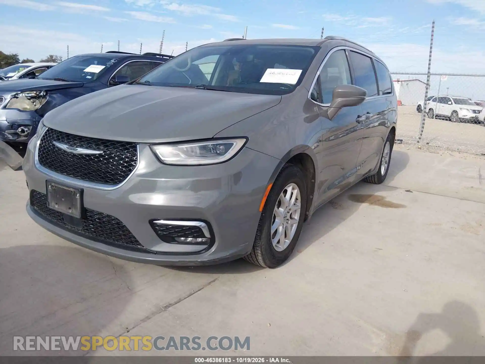 2 Фотография поврежденного автомобиля 2C4RC1BG3MR598367 CHRYSLER PACIFICA 2021