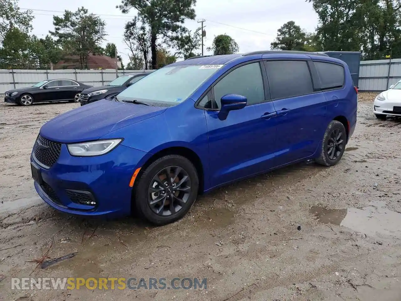 1 Photograph of a damaged car 2C4RC1BG6MR589548 CHRYSLER PACIFICA 2021