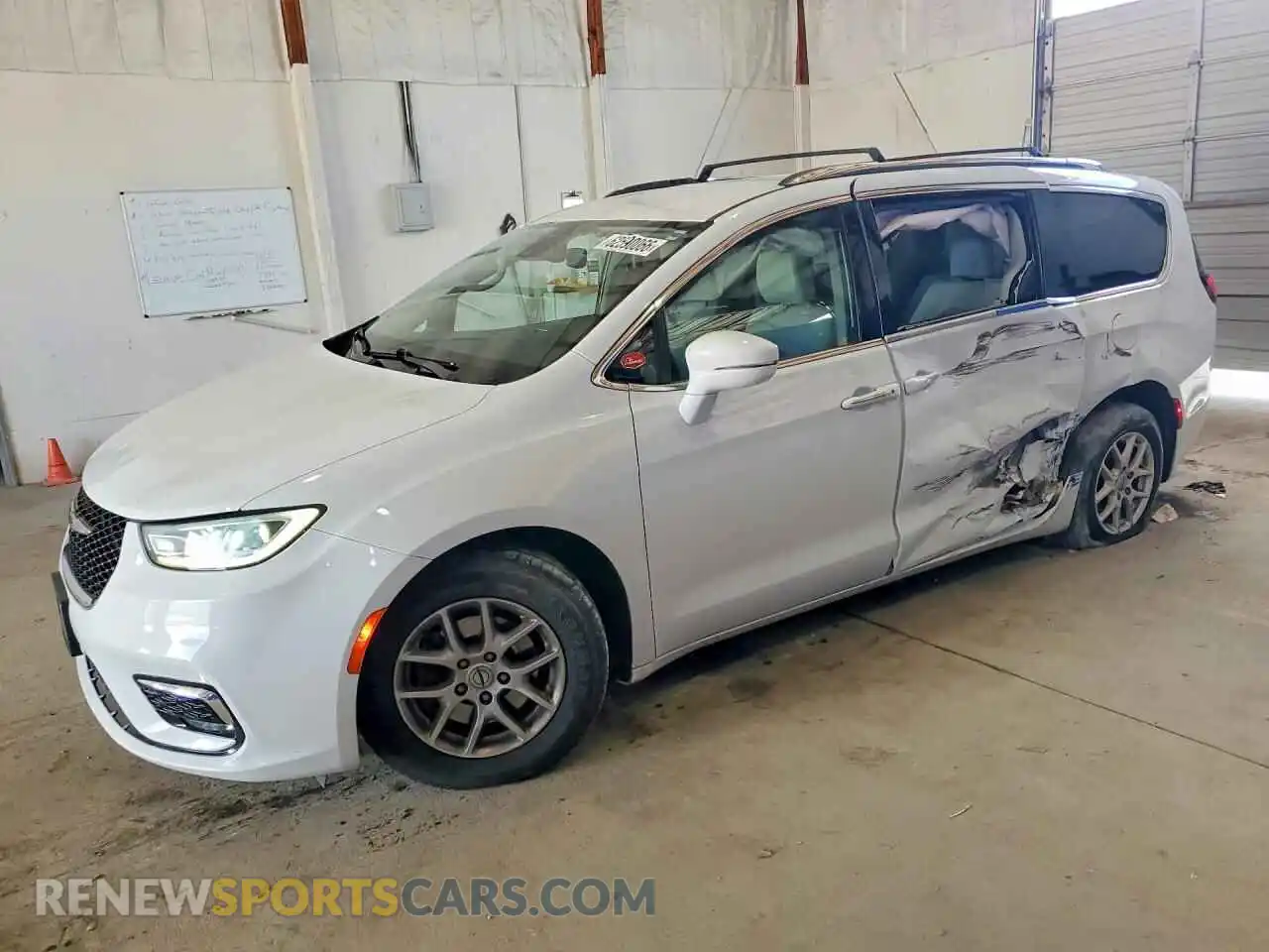 1 Photograph of a damaged car 2C4RC1BG7MR528497 CHRYSLER PACIFICA 2021