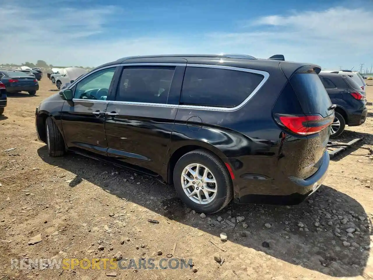 2 Photograph of a damaged car 2C4RC1BG7MR598324 CHRYSLER PACIFICA 2021