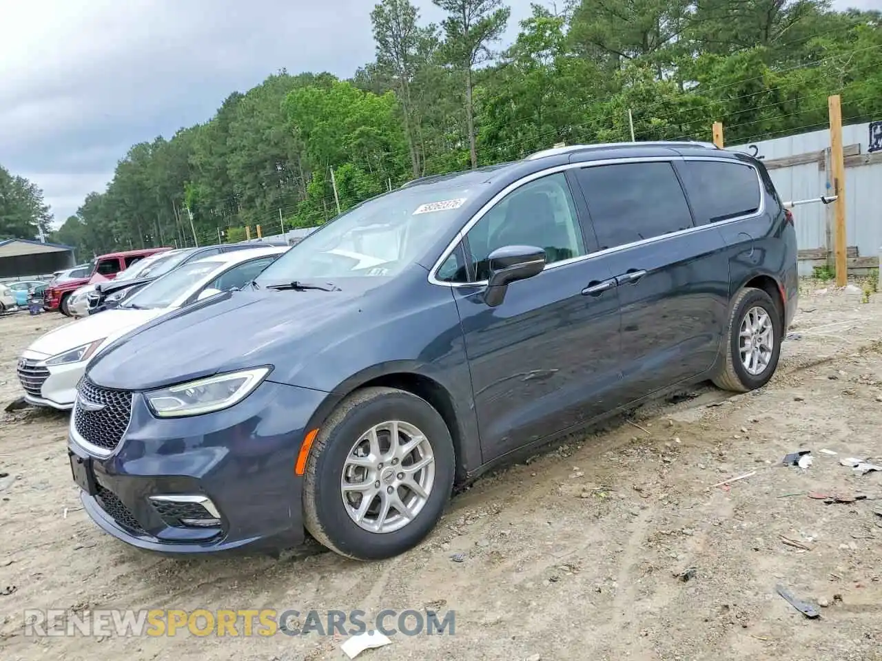 1 Photograph of a damaged car 2C4RC1BG9MR588989 CHRYSLER PACIFICA 2021