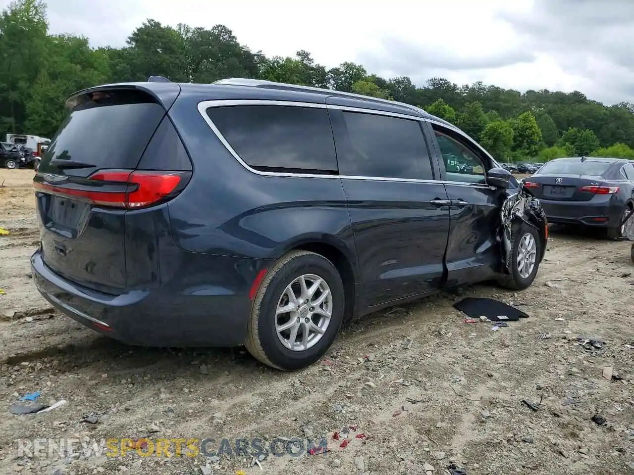 3 Photograph of a damaged car 2C4RC1BG9MR588989 CHRYSLER PACIFICA 2021