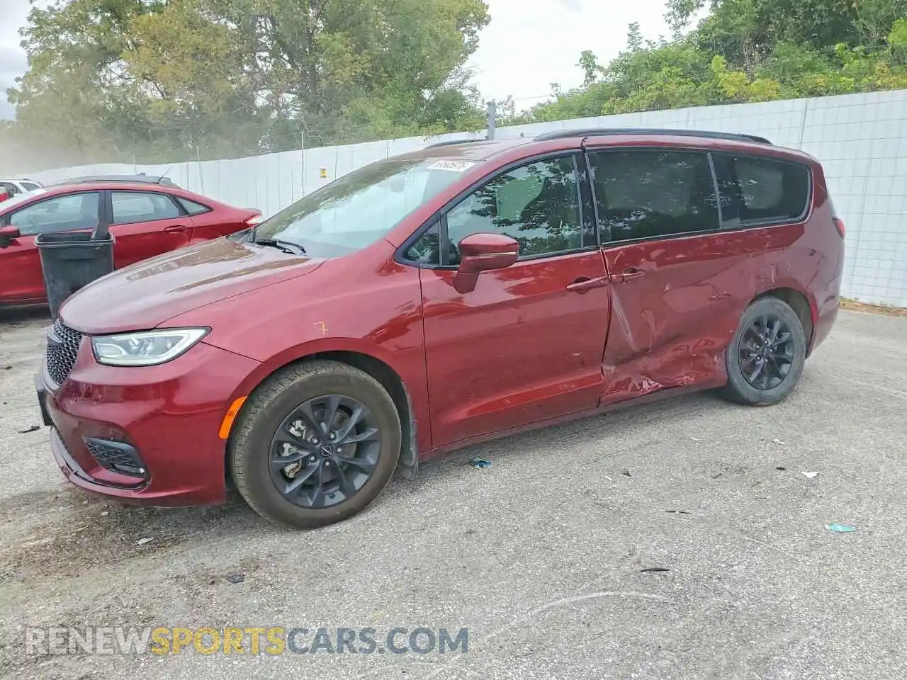 1 fotografías del automóvil dañado 2C4RC1BGXMR607517 CHRYSLER PACIFICA 2021