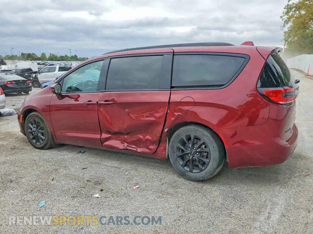 2 fotografías del automóvil dañado 2C4RC1BGXMR607517 CHRYSLER PACIFICA 2021