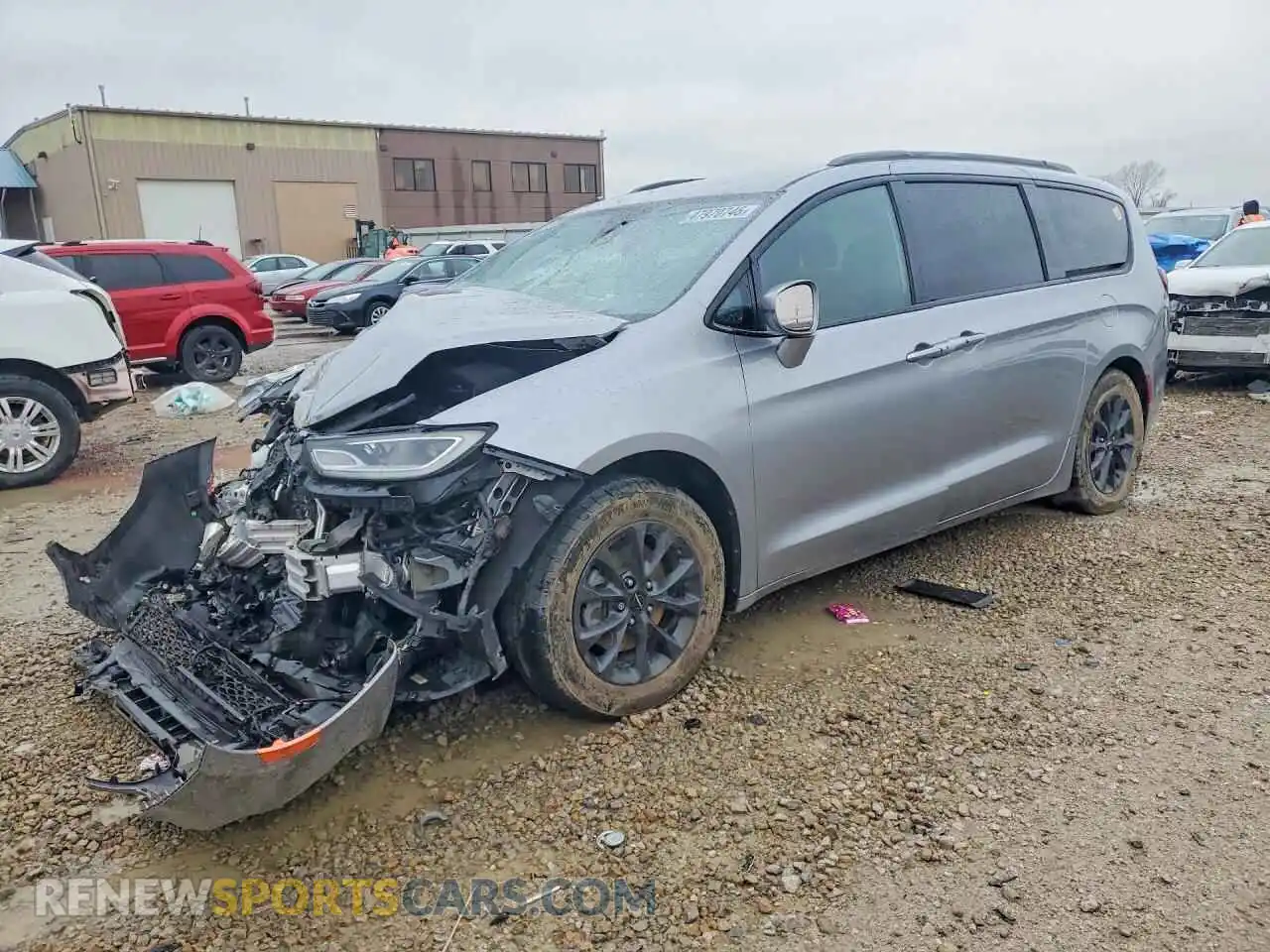 1 Photograph of a damaged car 2C4RC1FG3MR513053 CHRYSLER PACIFICA 2021