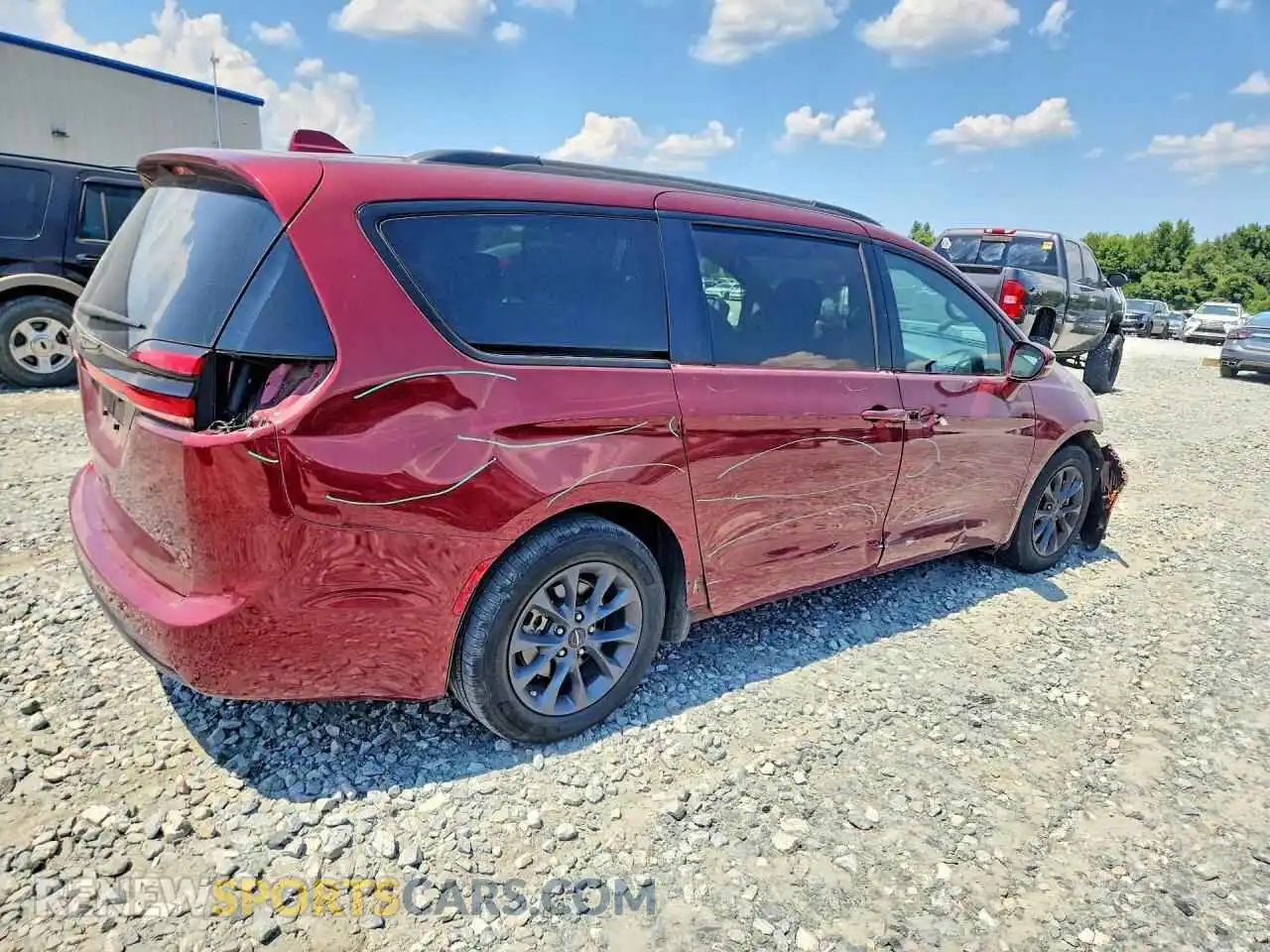 3 Photograph of a damaged car 2C4RC1FG7MR567794 CHRYSLER PACIFICA 2021