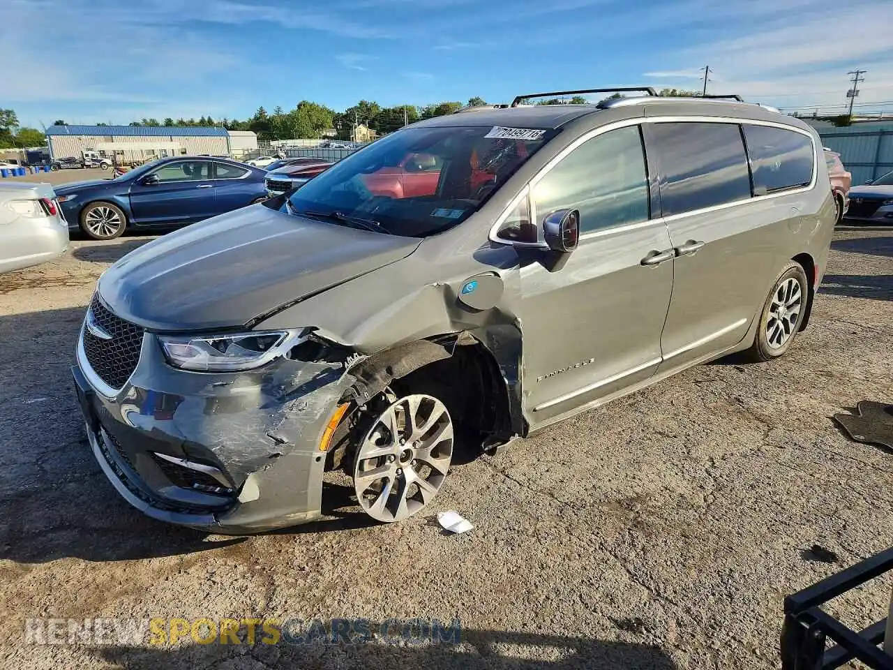 1 fotografías del automóvil dañado 2C4RC1N78MR544252 CHRYSLER PACIFICA 2021