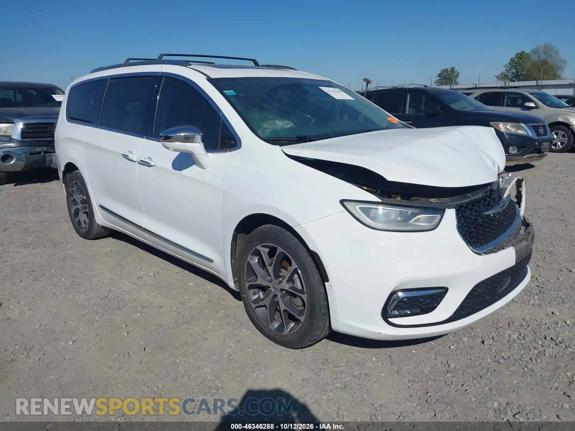 1 Photograph of a damaged car 2C4RC3GG6MR523067 CHRYSLER PACIFICA 2021