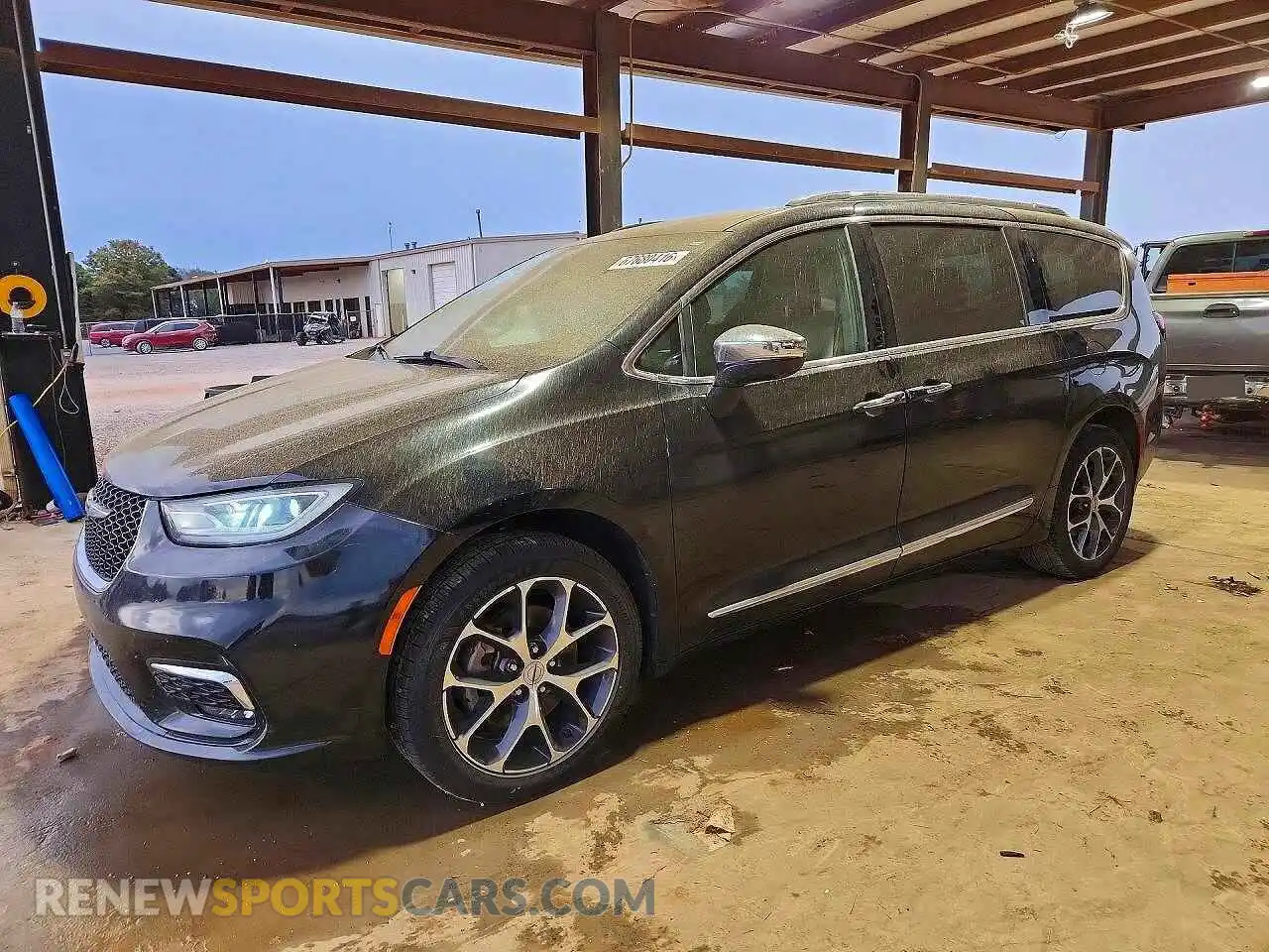 2 Фотография поврежденного автомобиля 2C4RC3GGXMR595163 CHRYSLER PACIFICA 2021