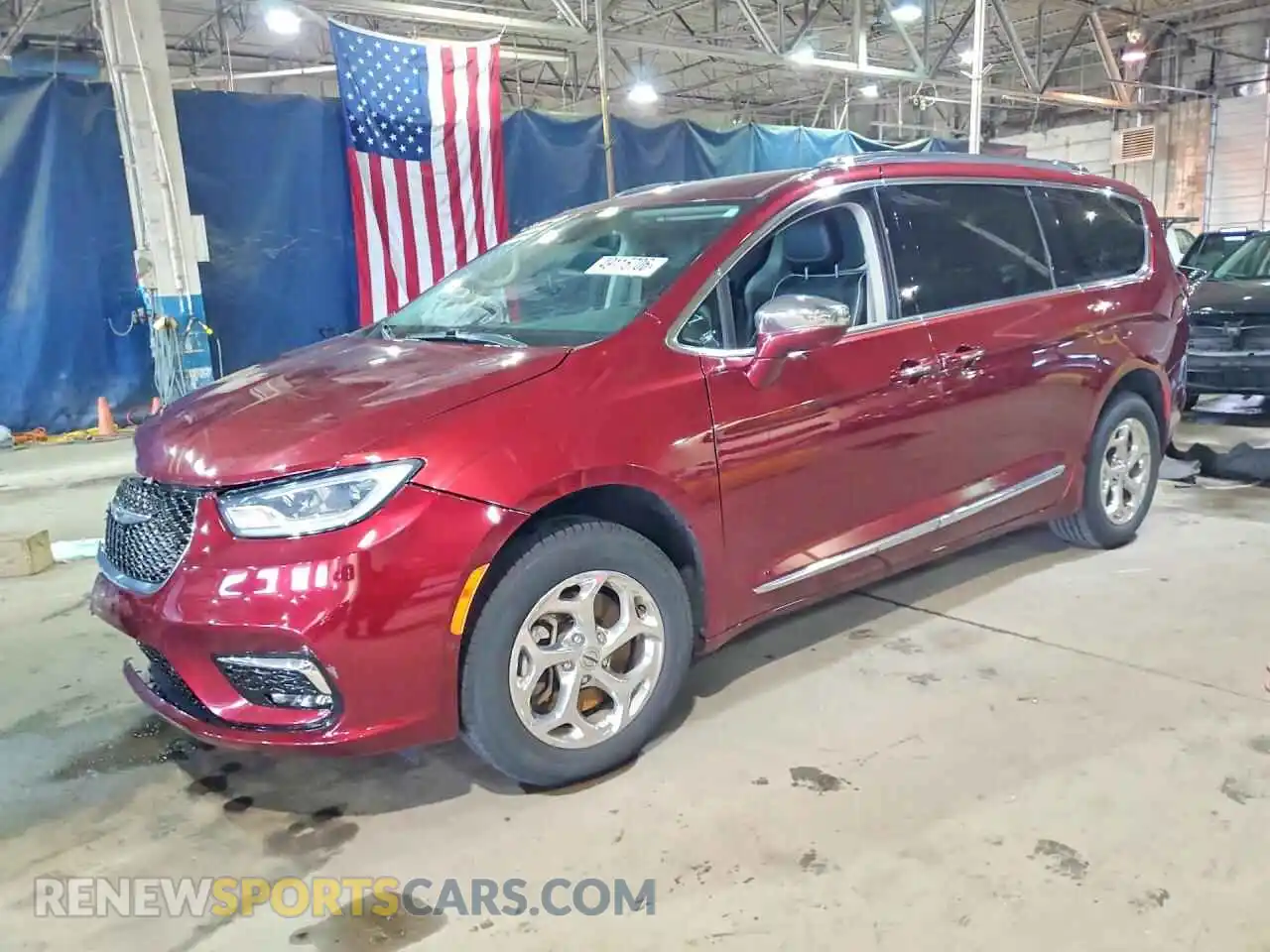 1 Фотография поврежденного автомобиля 2C4RC3GGXMR603469 CHRYSLER PACIFICA 2021