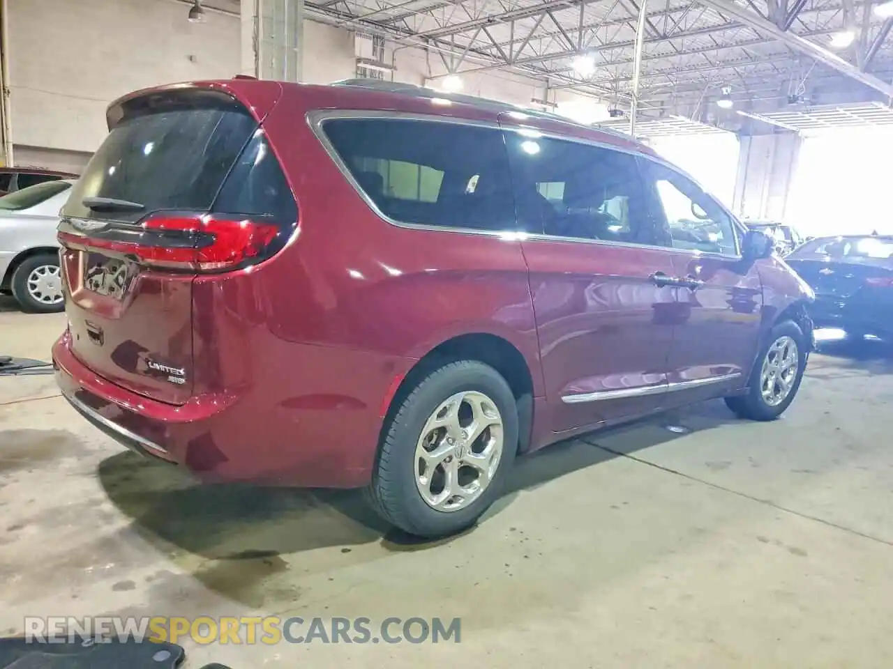 3 Фотография поврежденного автомобиля 2C4RC3GGXMR603469 CHRYSLER PACIFICA 2021