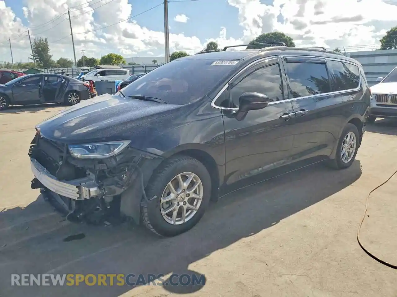 1 Photograph of a damaged car 2C4RC1BG0NR140707 CHRYSLER PACIFICA 2022
