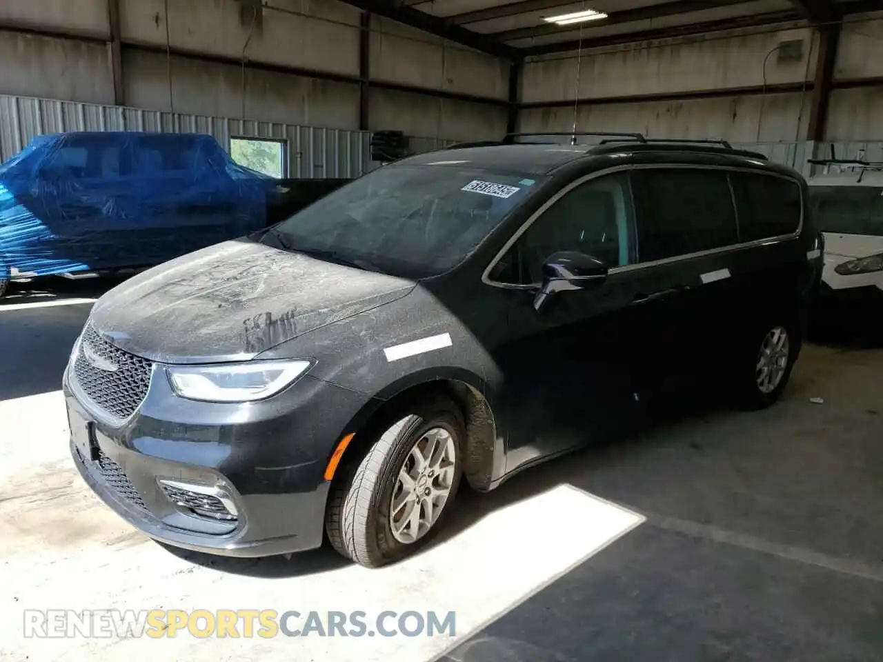 1 Photograph of a damaged car 2C4RC1BG0NR190345 CHRYSLER PACIFICA 2022