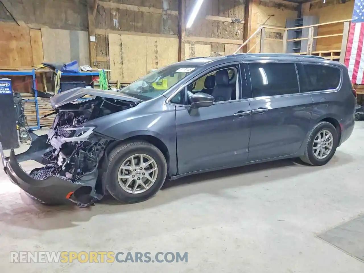 1 Photograph of a damaged car 2C4RC1BG0NR191382 CHRYSLER PACIFICA 2022