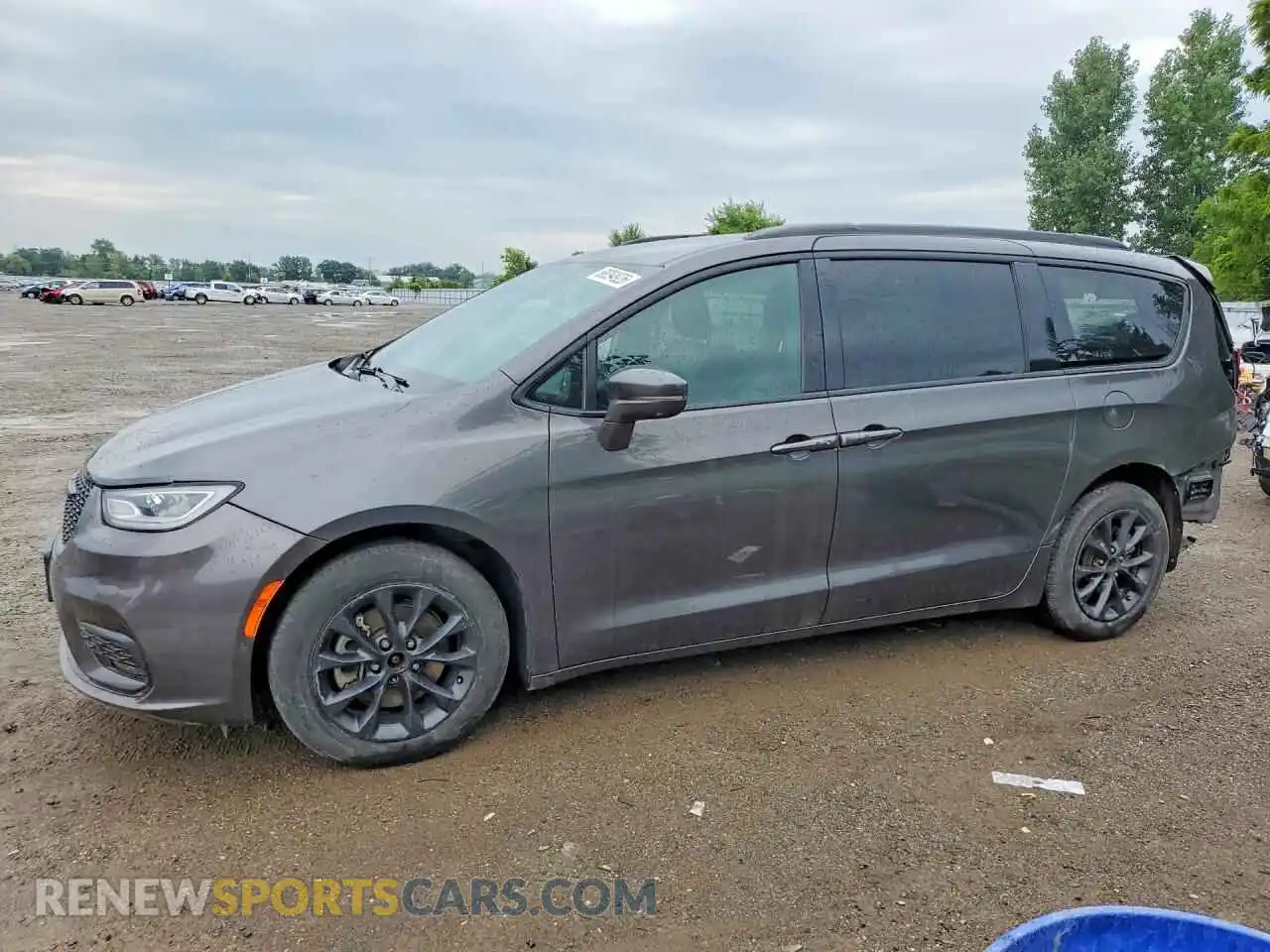 1 Photograph of a damaged car 2C4RC1BG1NR108722 CHRYSLER PACIFICA 2022