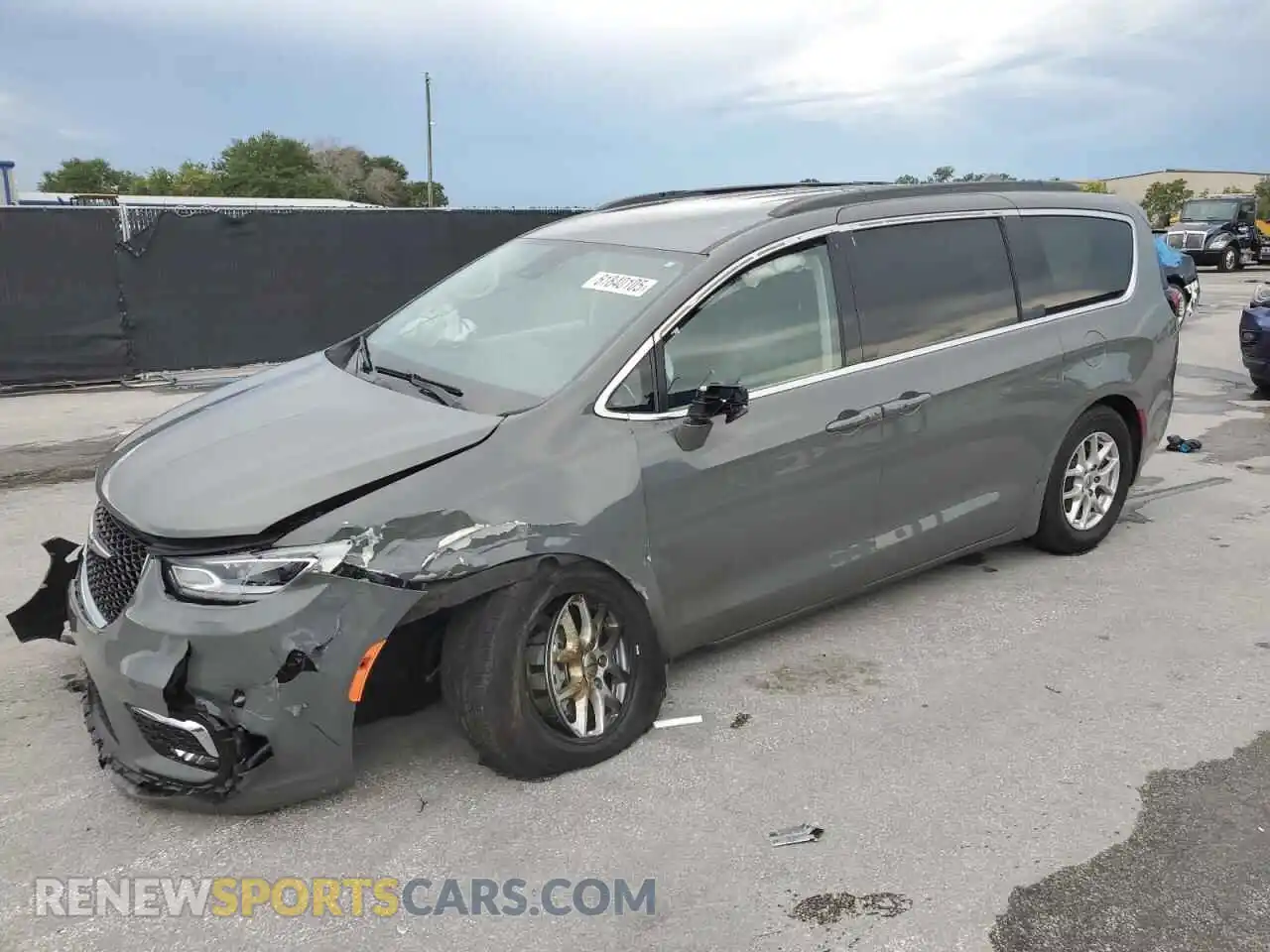 1 Photograph of a damaged car 2C4RC1BG1NR115976 CHRYSLER PACIFICA 2022