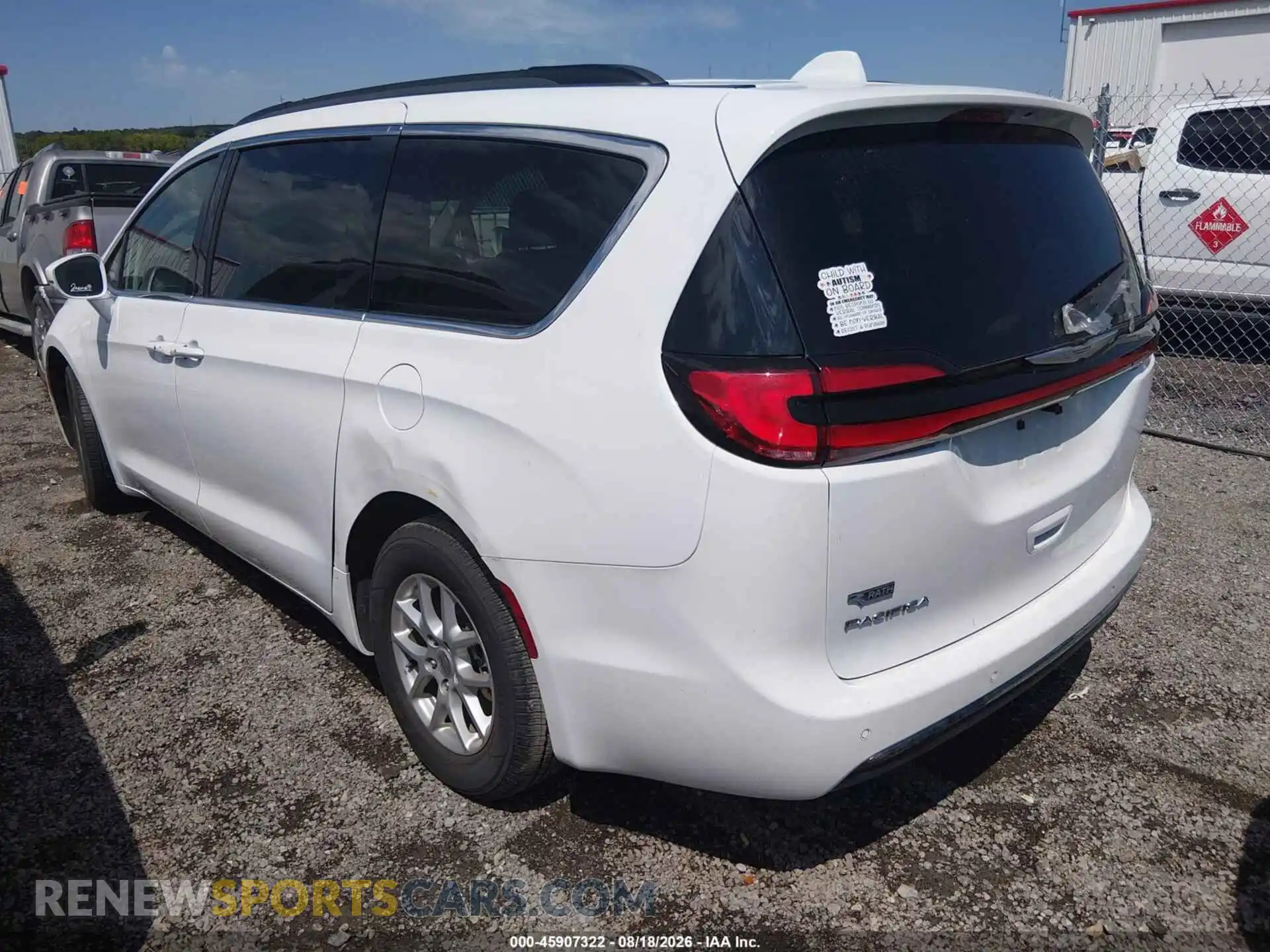 3 Фотография поврежденного автомобиля 2C4RC1BG1NR116190 CHRYSLER PACIFICA 2022