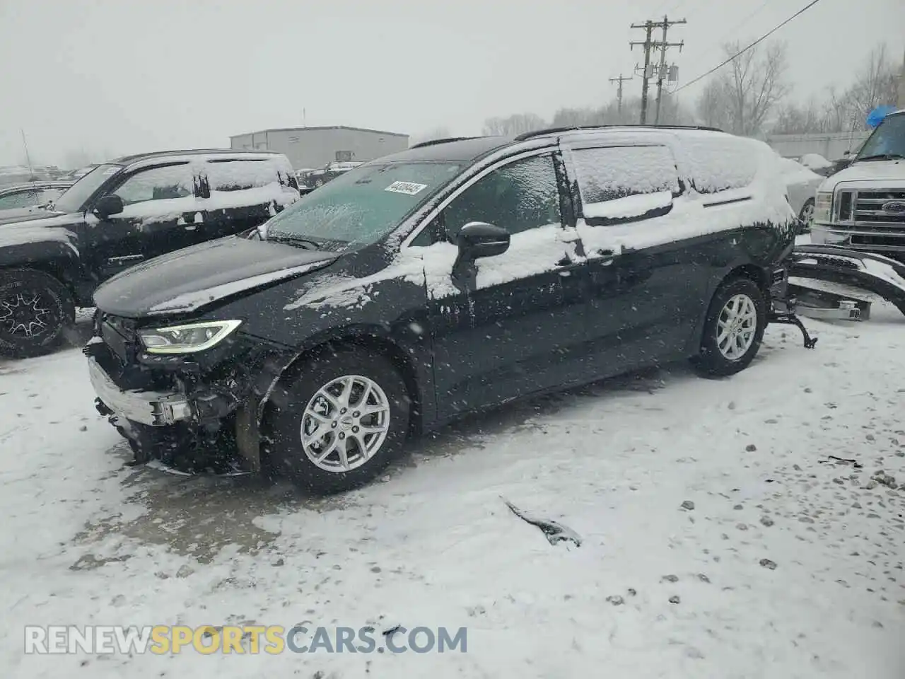 1 Photograph of a damaged car 2C4RC1BG1NR135516 CHRYSLER PACIFICA 2022