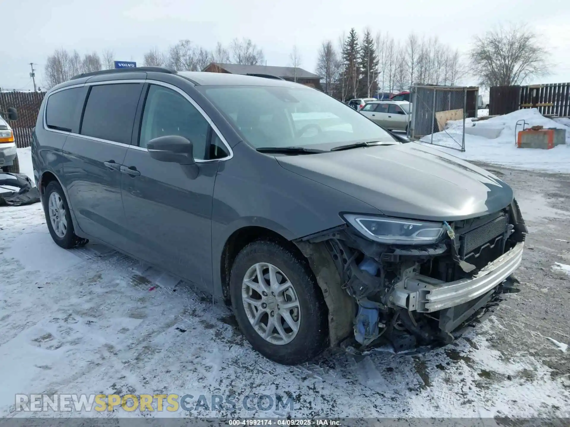 1 Photograph of a damaged car 2C4RC1BG1NR179368 CHRYSLER PACIFICA 2022