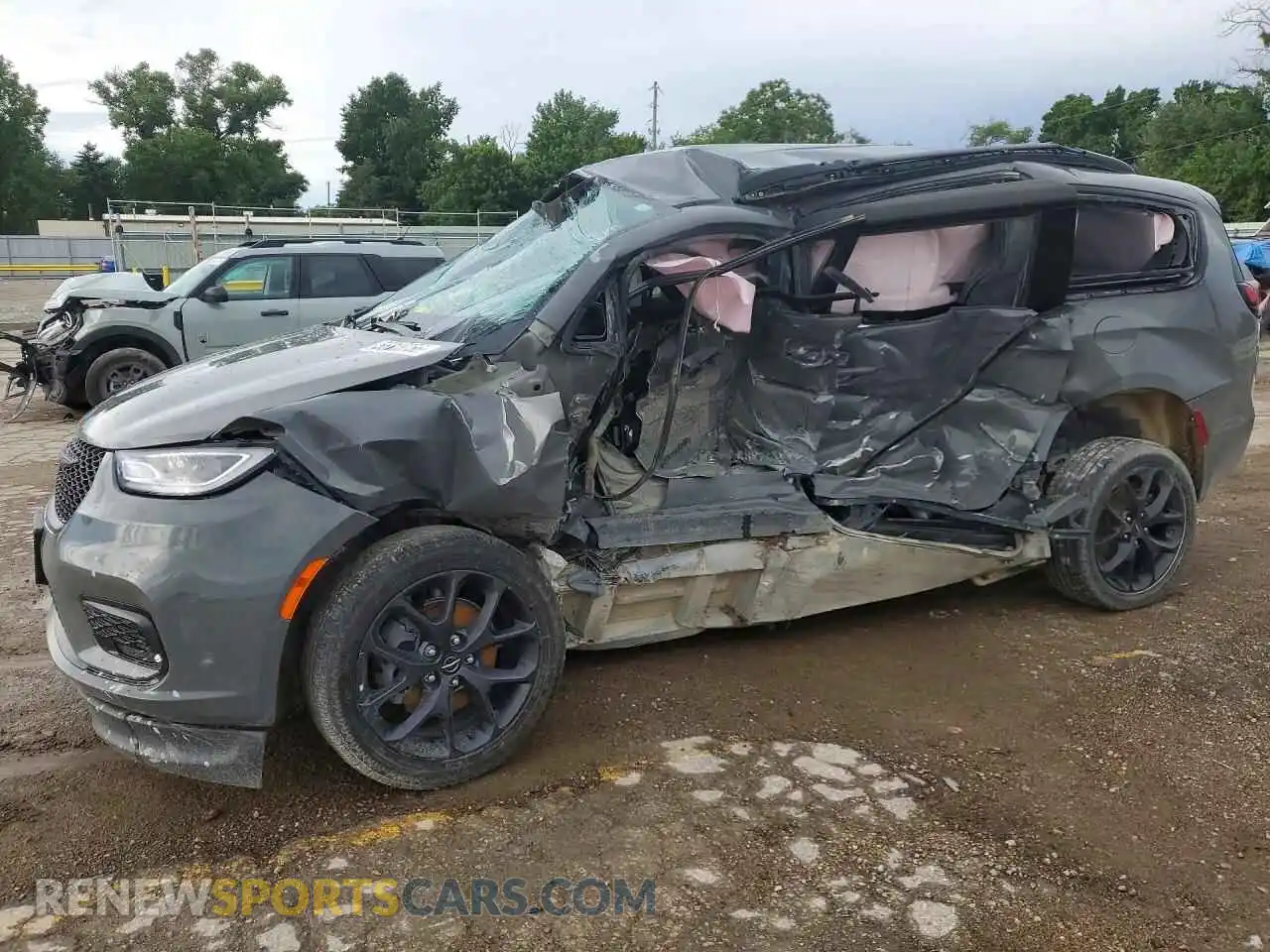 1 Photograph of a damaged car 2C4RC1BG1NR219206 CHRYSLER PACIFICA 2022