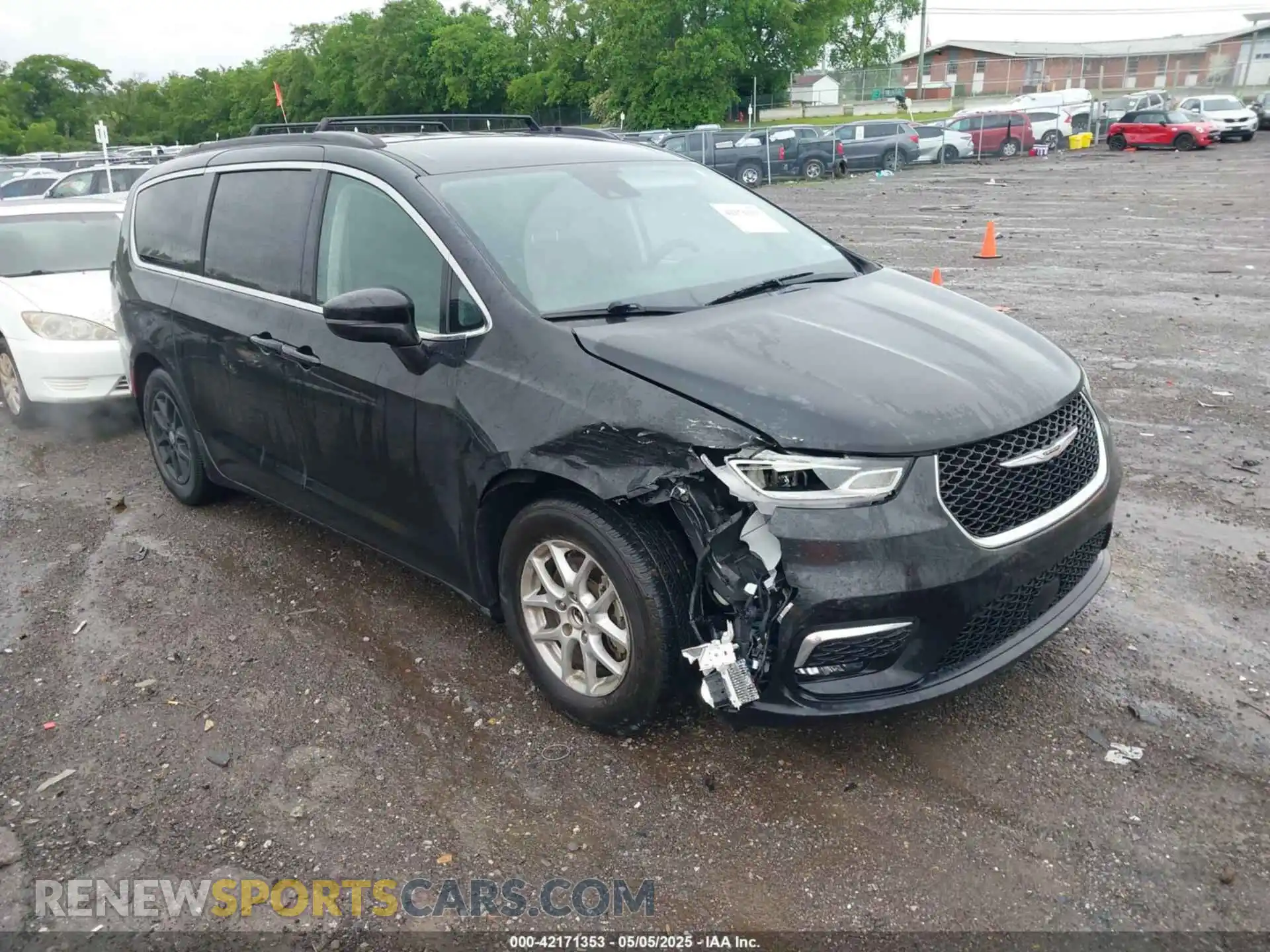 1 Photograph of a damaged car 2C4RC1BG2NR112388 CHRYSLER PACIFICA 2022