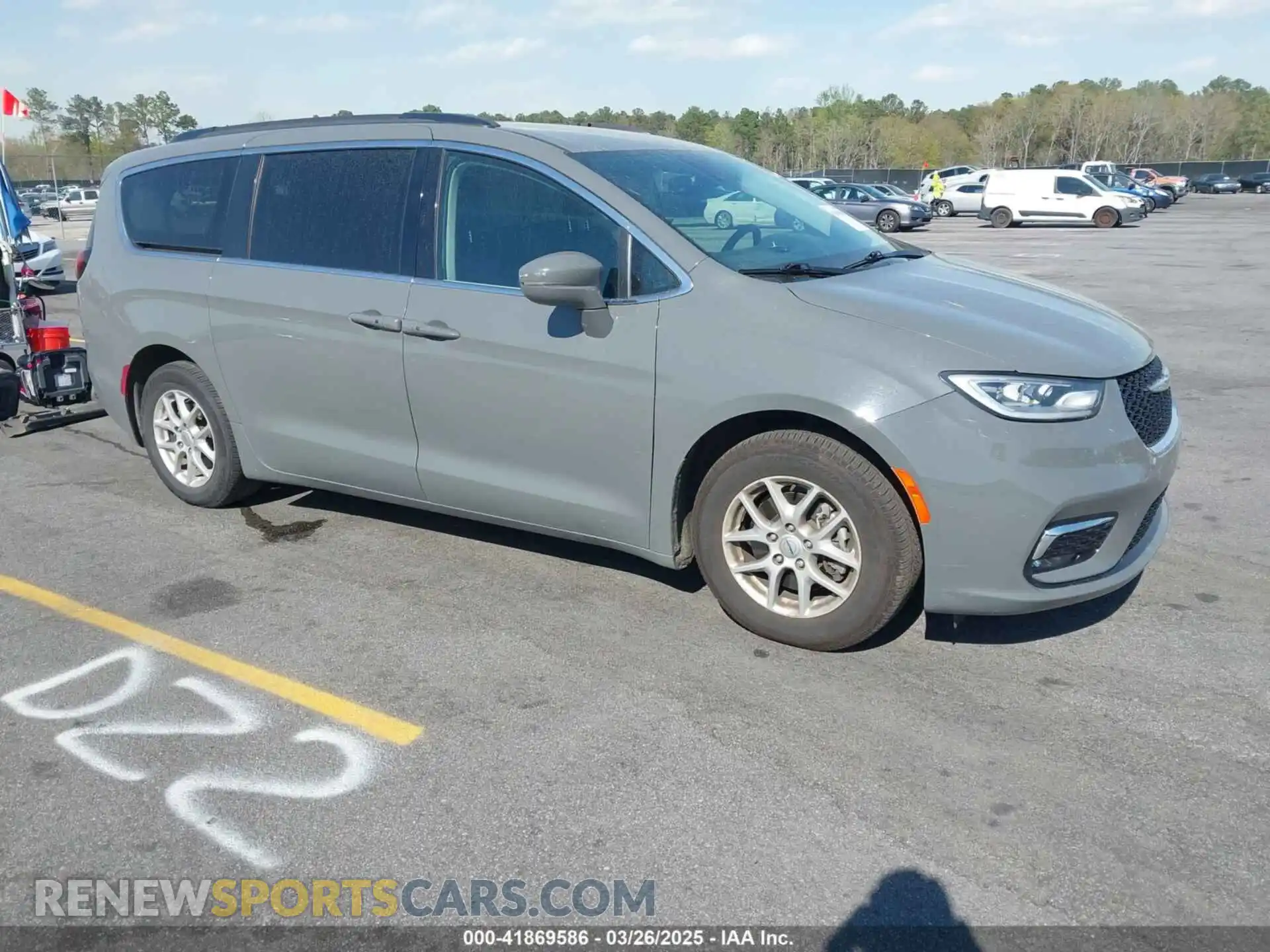 1 Photograph of a damaged car 2C4RC1BG2NR118014 CHRYSLER PACIFICA 2022