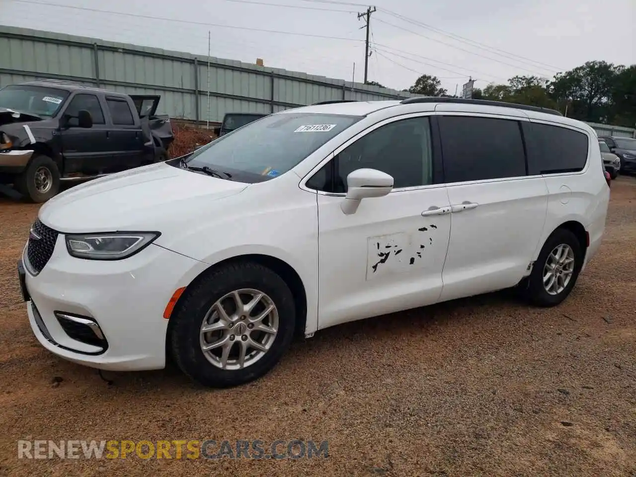 1 Photograph of a damaged car 2C4RC1BG2NR168959 CHRYSLER PACIFICA 2022