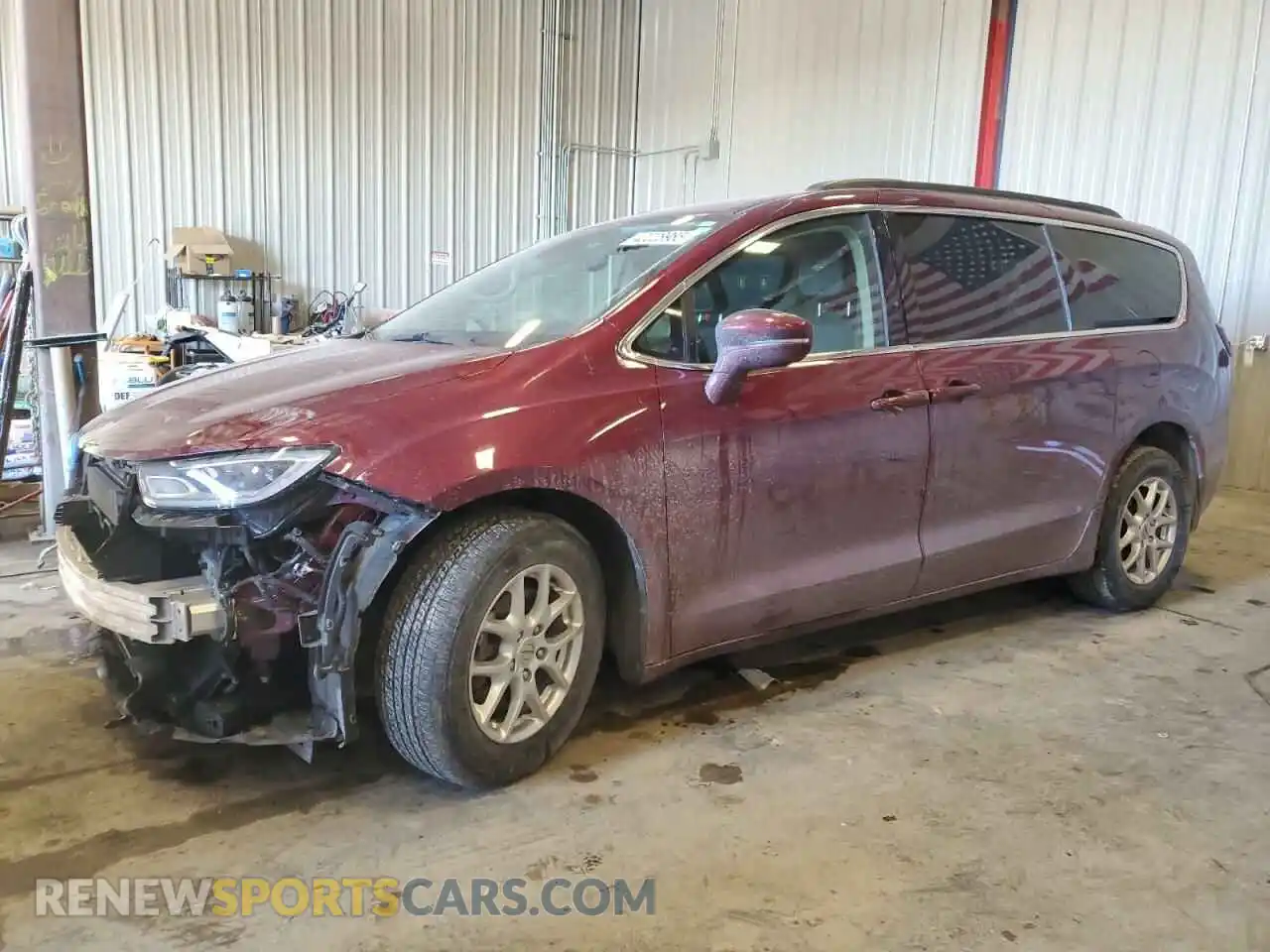 1 Photograph of a damaged car 2C4RC1BG2NR220221 CHRYSLER PACIFICA 2022