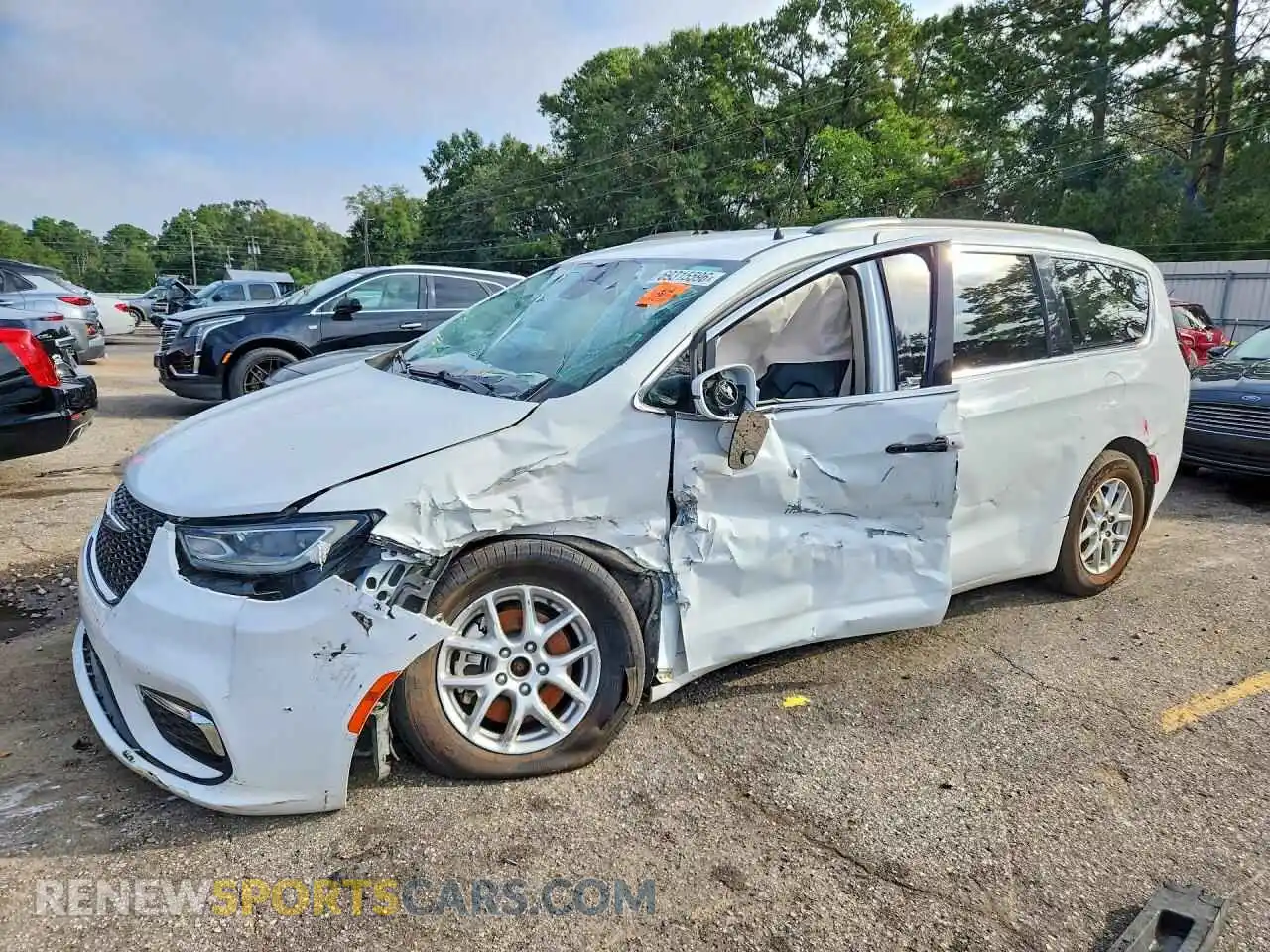 1 Photograph of a damaged car 2C4RC1BG3NR138854 CHRYSLER PACIFICA 2022