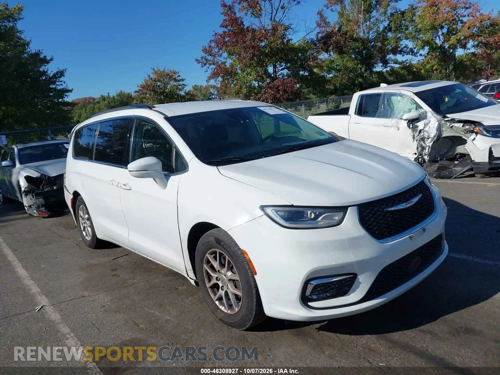 1 Photograph of a damaged car 2C4RC1BG4NR115065 CHRYSLER PACIFICA 2022