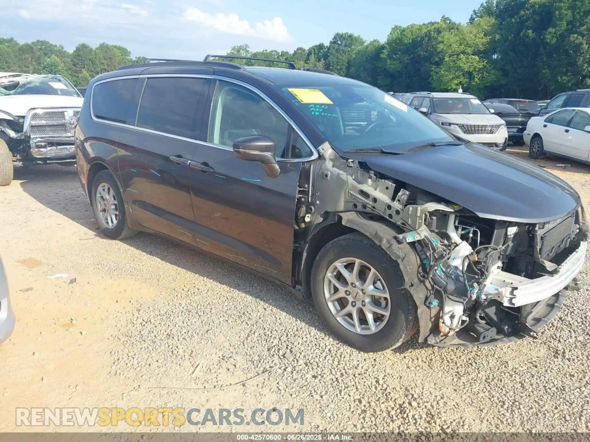 1 Photograph of a damaged car 2C4RC1BG4NR122162 CHRYSLER PACIFICA 2022