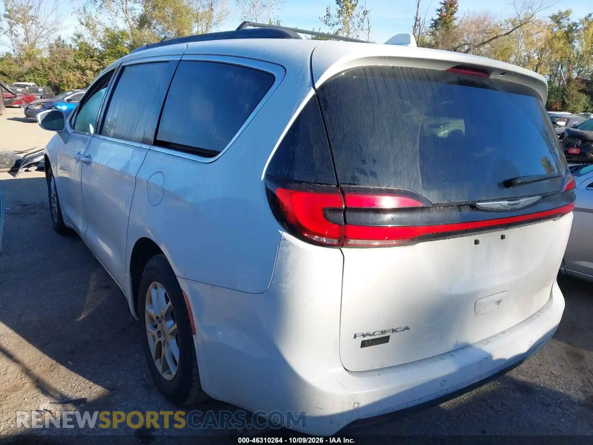 3 fotografías del automóvil dañado 2C4RC1BG4NR147417 CHRYSLER PACIFICA 2022