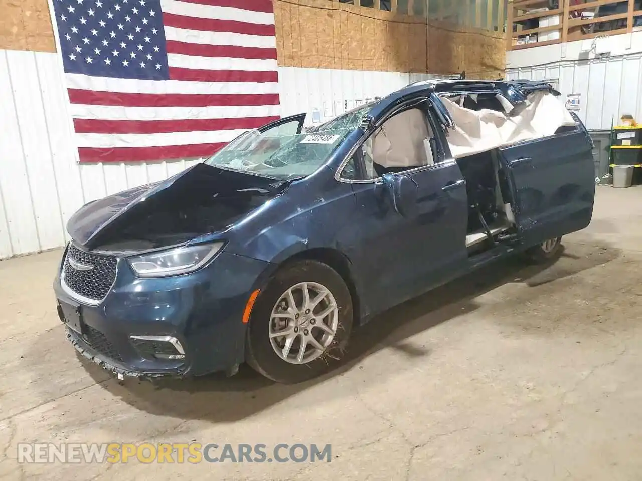 1 Фотография поврежденного автомобиля 2C4RC1BG4NR182538 CHRYSLER PACIFICA 2022