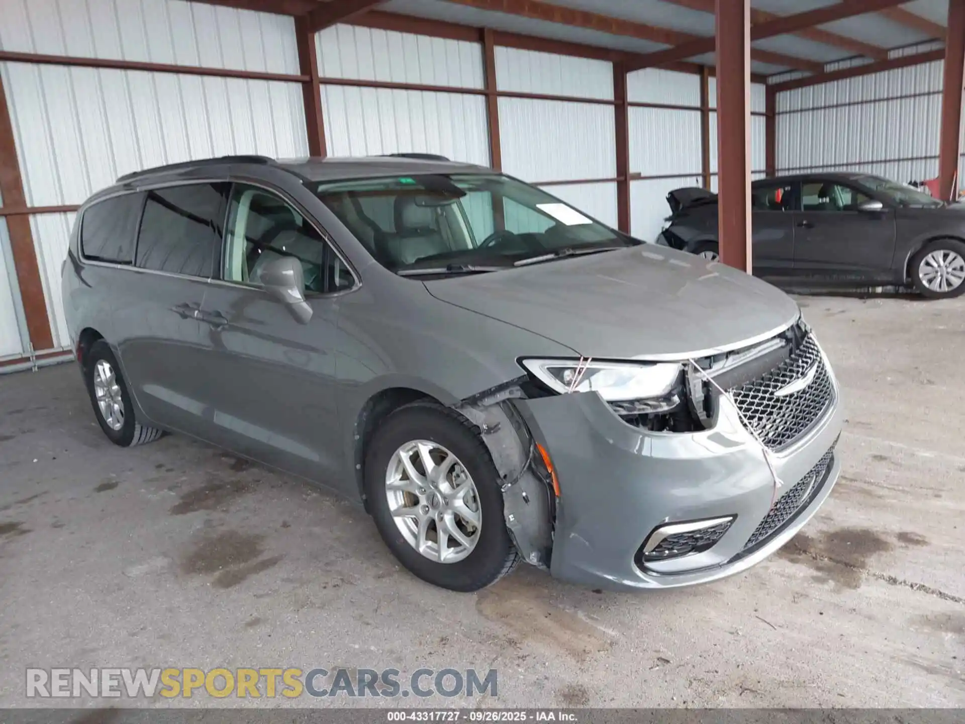 1 Photograph of a damaged car 2C4RC1BG5NR123935 CHRYSLER PACIFICA 2022