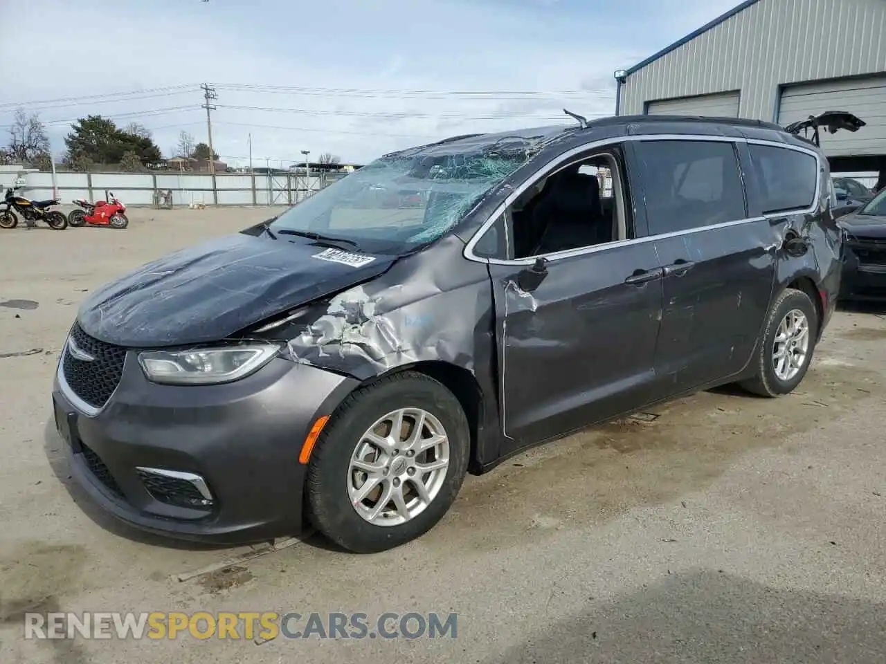 1 Photograph of a damaged car 2C4RC1BG5NR171029 CHRYSLER PACIFICA 2022