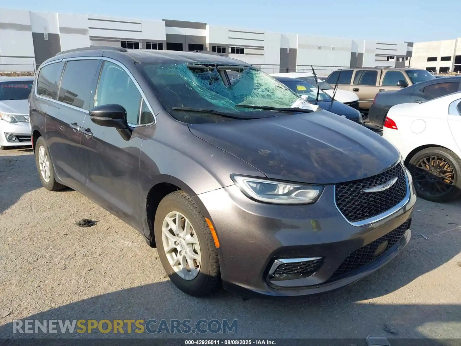 1 Photograph of a damaged car 2C4RC1BG6NR157785 CHRYSLER PACIFICA 2022