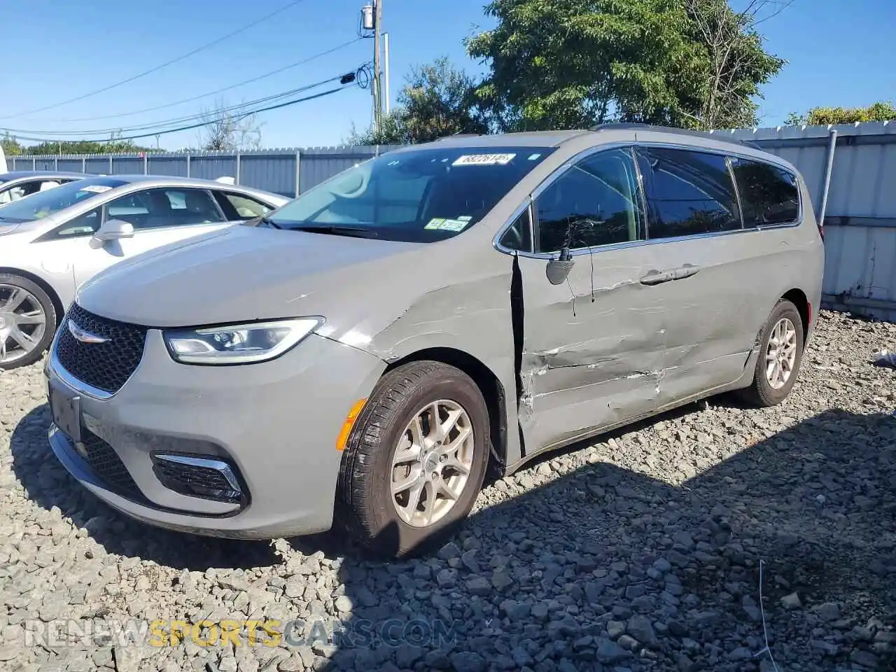 1 Photograph of a damaged car 2C4RC1BG6NR191810 CHRYSLER PACIFICA 2022