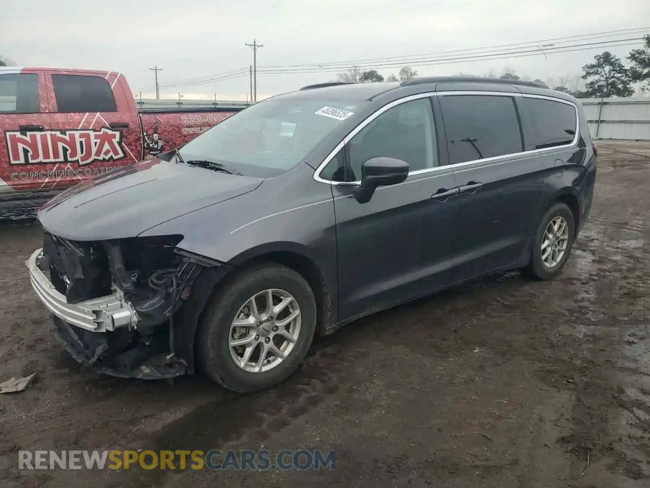 1 Photograph of a damaged car 2C4RC1BG6NR205835 CHRYSLER PACIFICA 2022