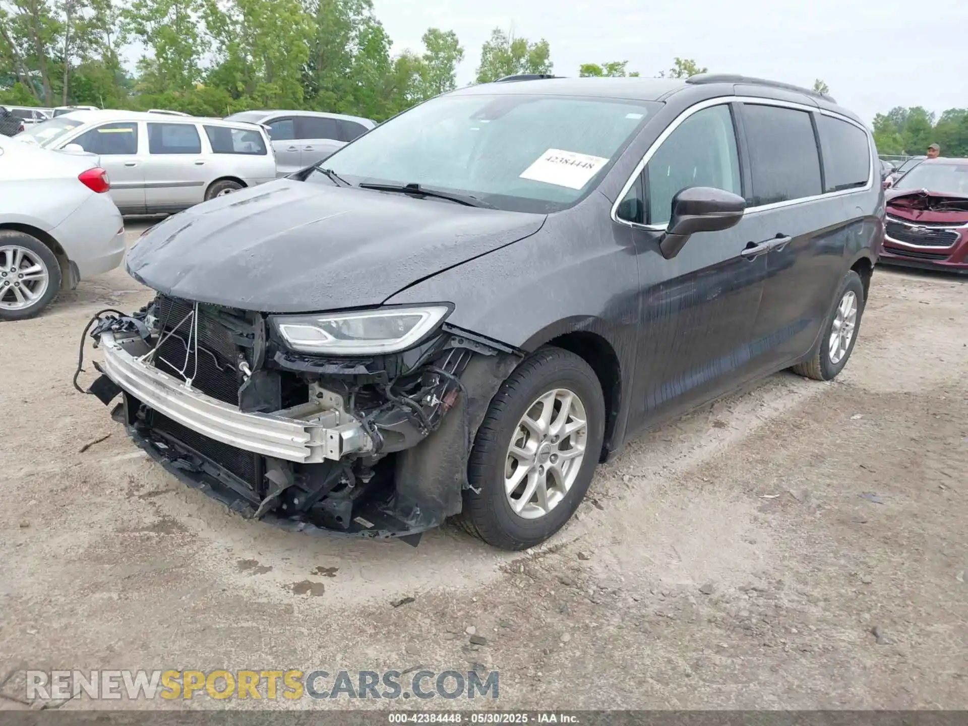 2 Photograph of a damaged car 2C4RC1BG7NR114024 CHRYSLER PACIFICA 2022